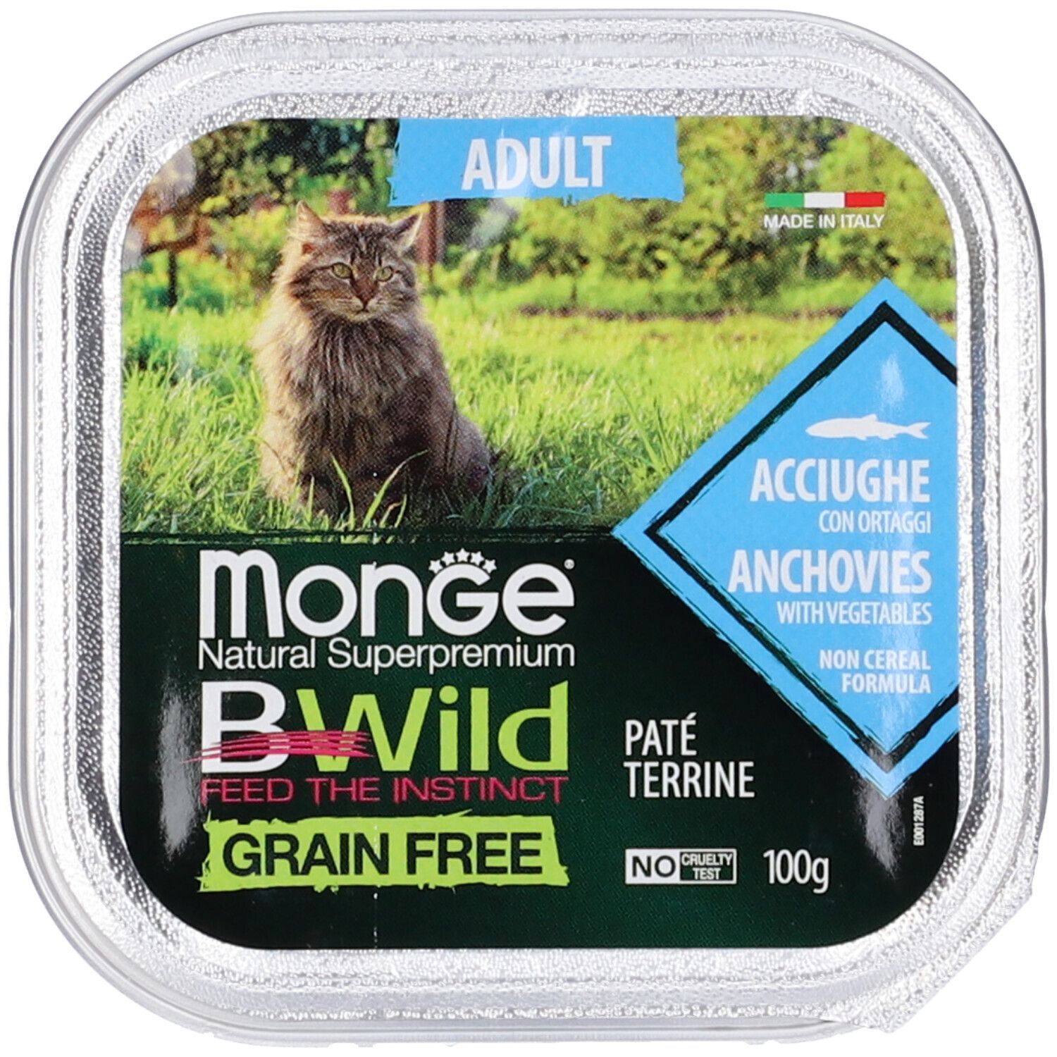 Monge Bwild Cat Adult Acciughe