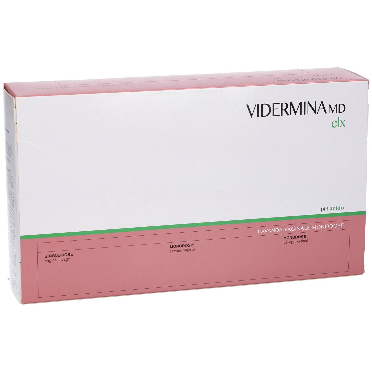 Vaginaldusche mit Monodosis-Applikatoren, pH-sauer, für die Intimpflege.