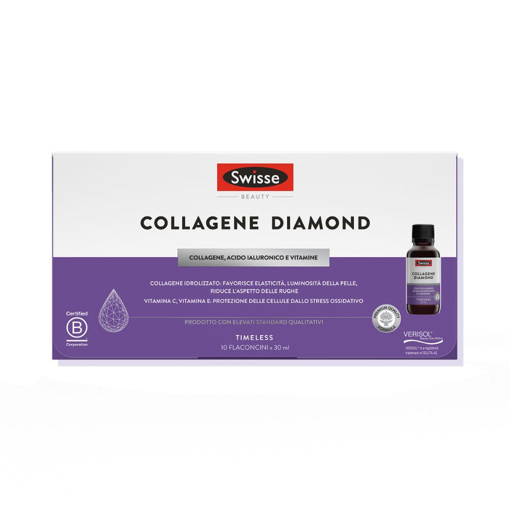 Swisse Collagen Diamond Collagene Idrolizzato da Bere Flaconcini