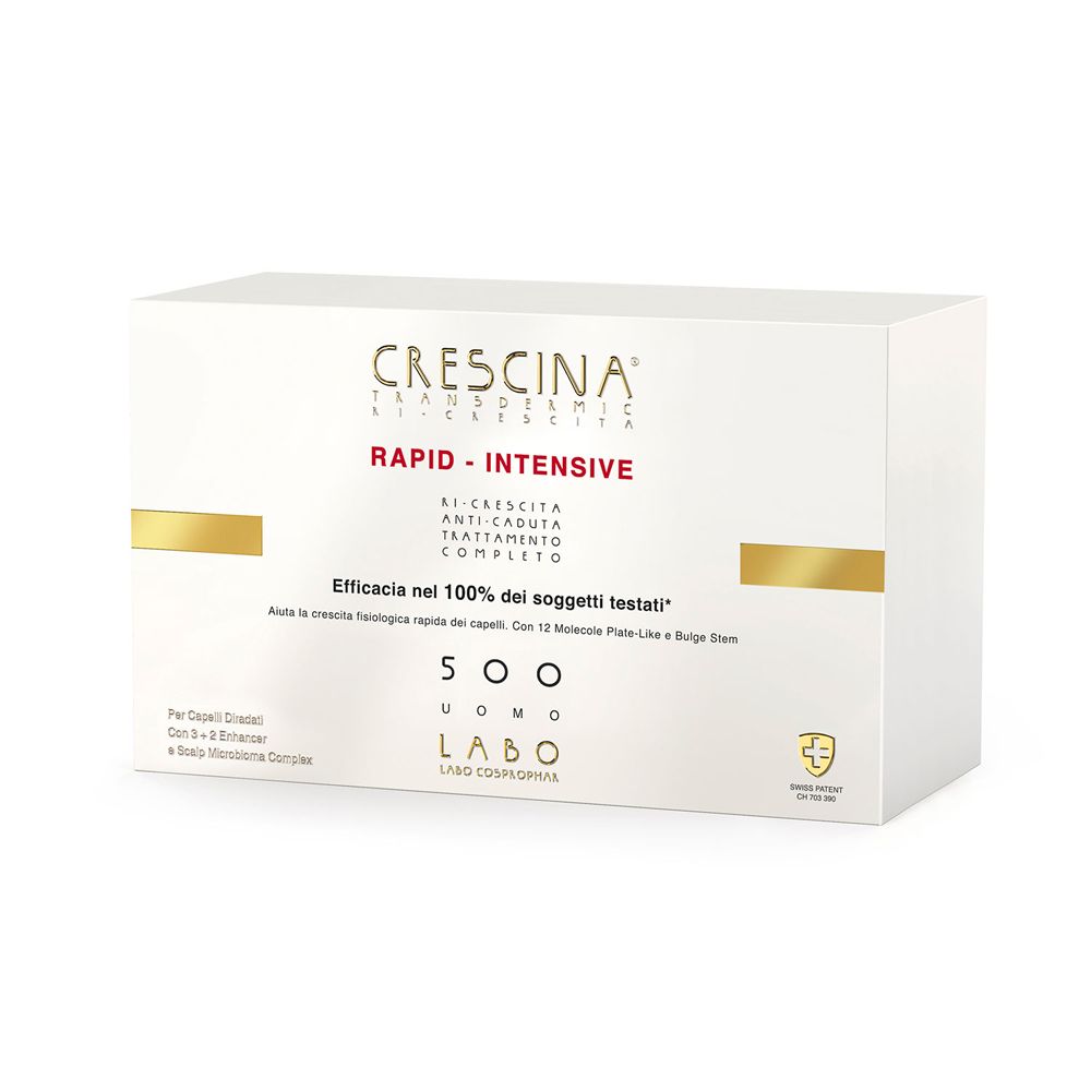 LABO Crescina Ri-Crescita e Anti-Caduta Rapid-Intensive Formula 500 Uomo
