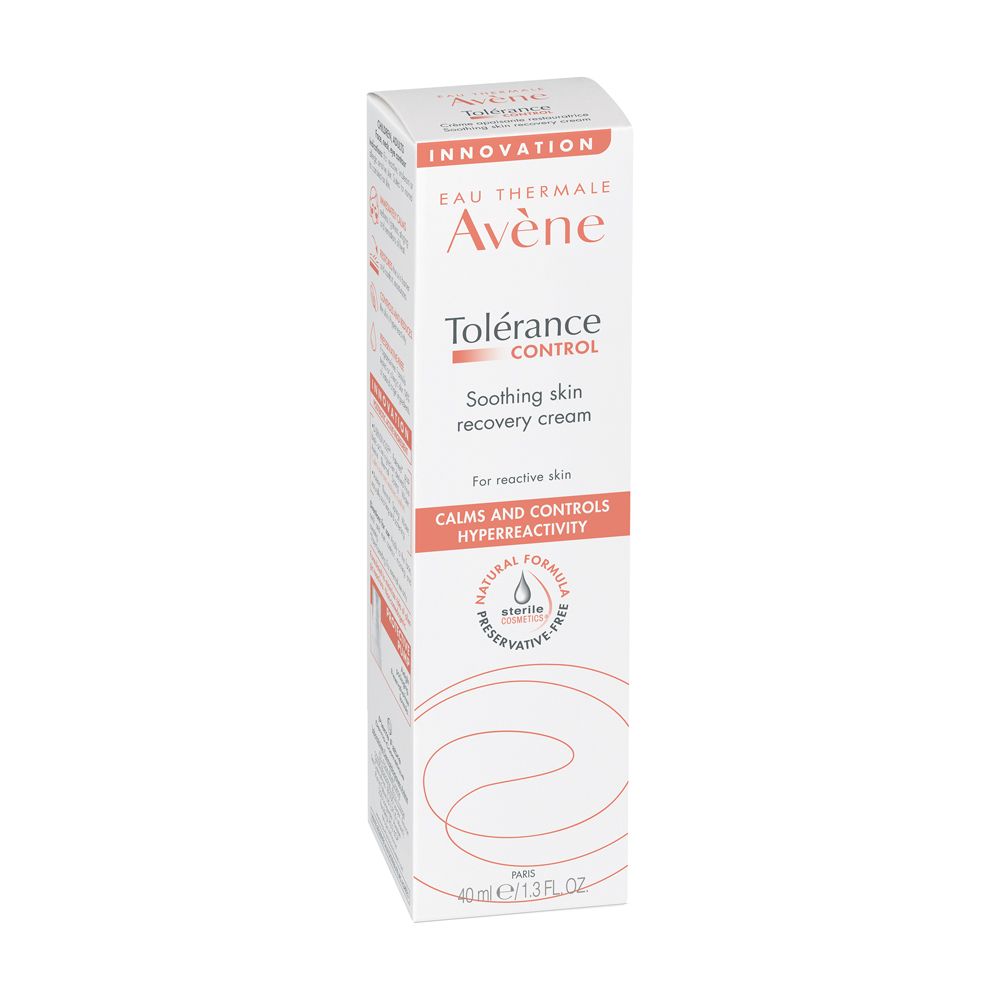 Confezione del prodotto. Scatola bianca con nome del prodotto e marchio. Contiene 40 ml. Con sigillo sterile.