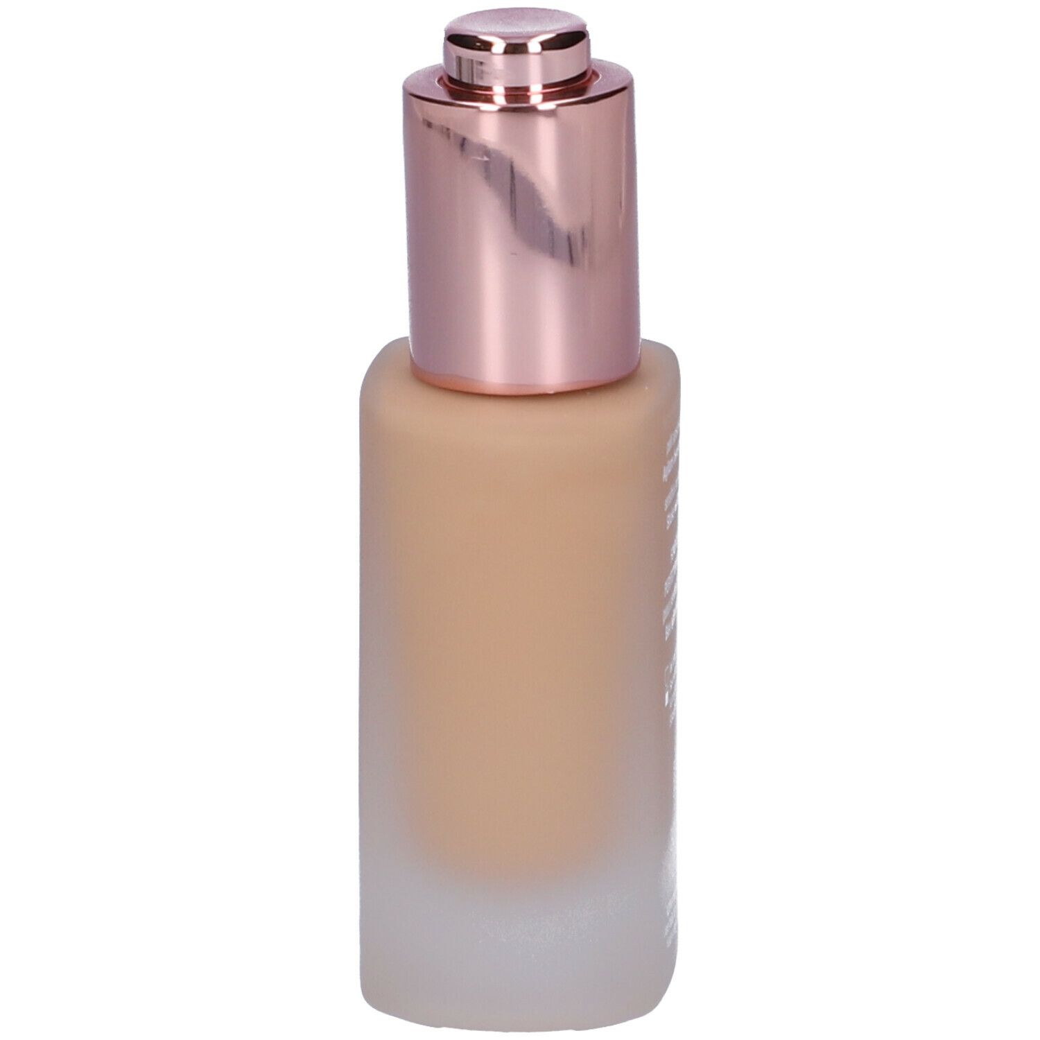 Fondotinta BioNike Defence Color Nude Fusion. Flacone beige con tappo oro rosa. Nome del prodotto e marchio visibili.