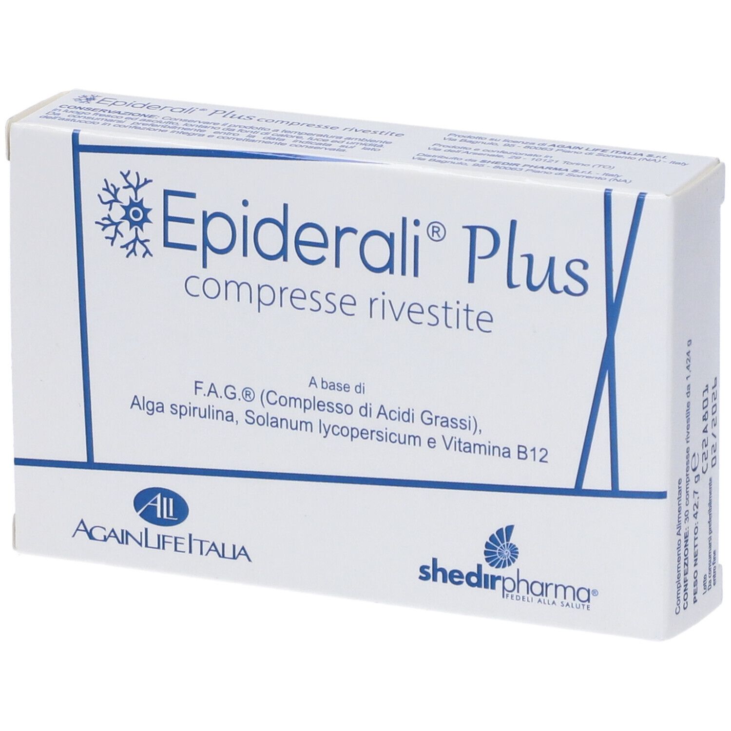 Epiderali Plus 30 Compresse - Integratore Per Il Sistema Nervoso - Immagine 3