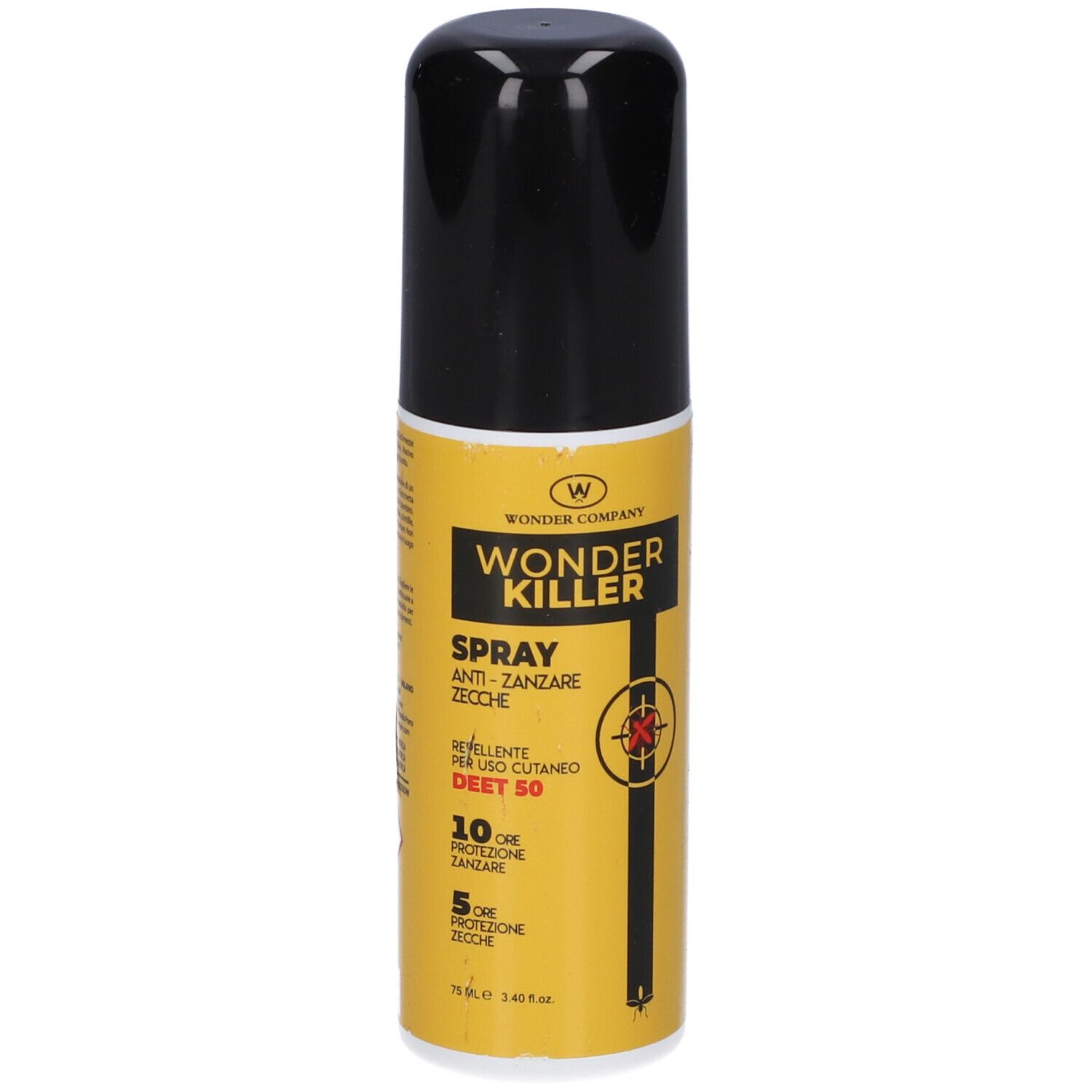 Wonder Killer Spray Anti-Zanzare e Zecche 75 ml Spray