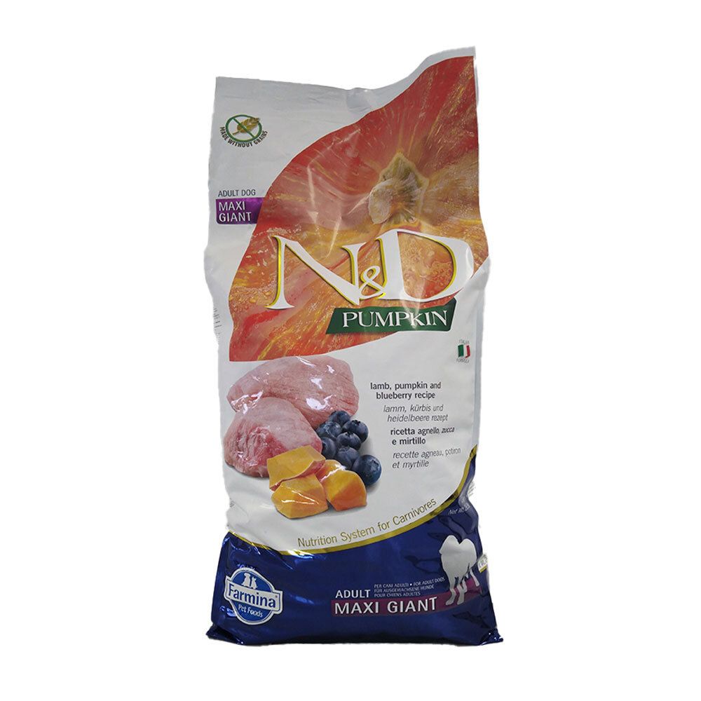 Farmina N&D Pumpkin Dog Agnello E Mirtillo Adult Maxi Giant