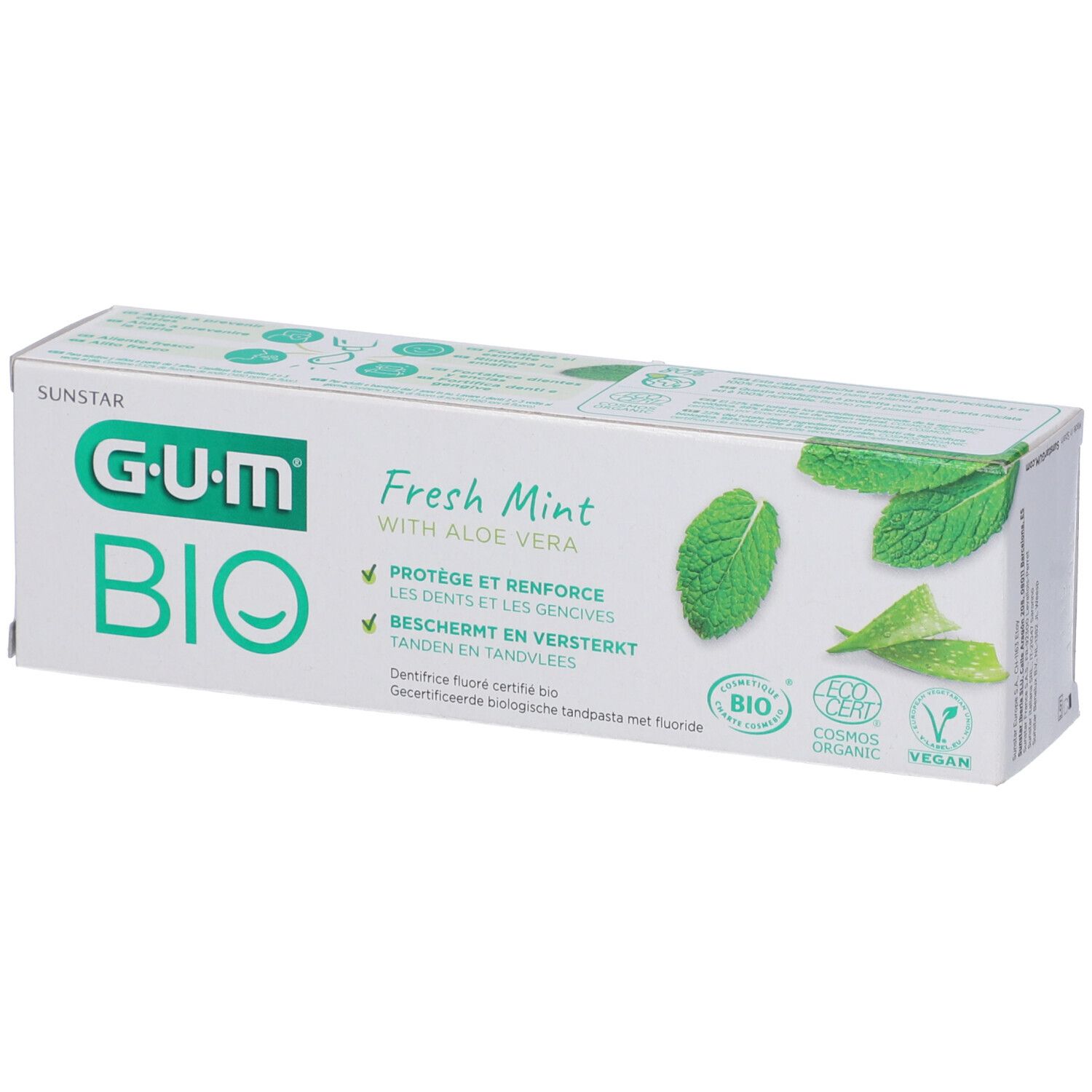 Gum Bio Dentifricio Biologico Gusto Menta 75Ml - Immagine 9