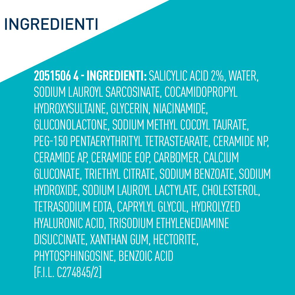 Testo: Ingredienti. Elenco degli ingredienti.