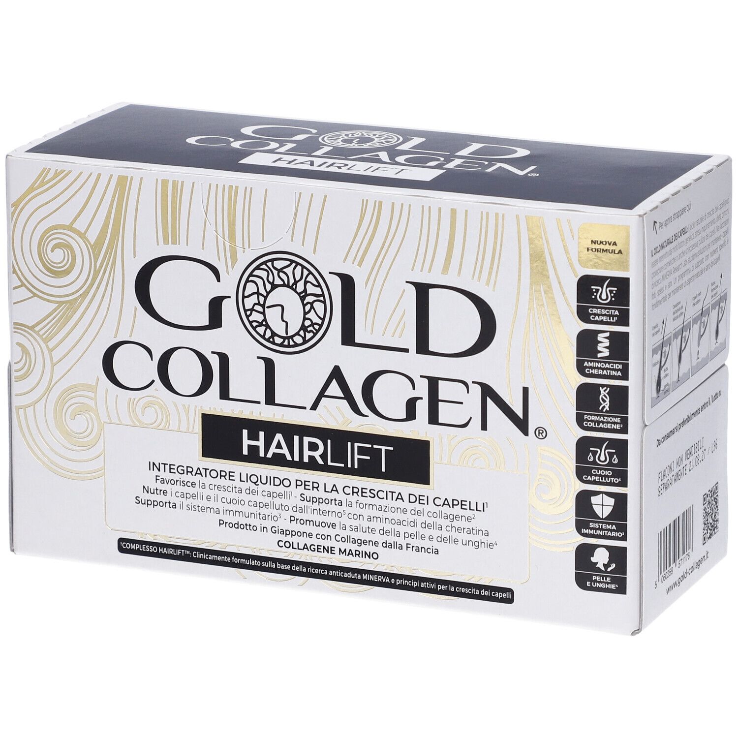 Minerva Research Labs Gold Collagen Hairlift 10Fl - Immagine 5