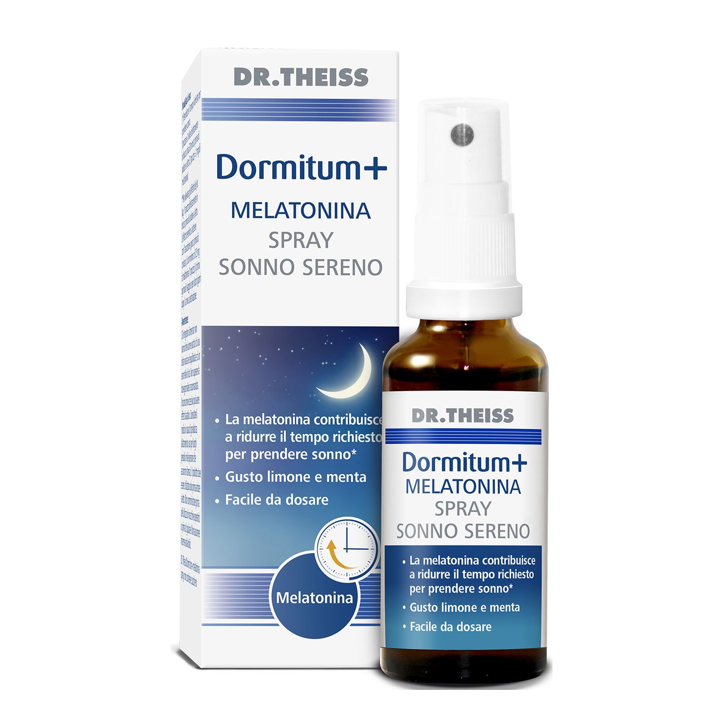 Dr Theiss Dormitum+ Melatonina Spray Sonno Sereno - risparmia il 25% con il codice: NAT25