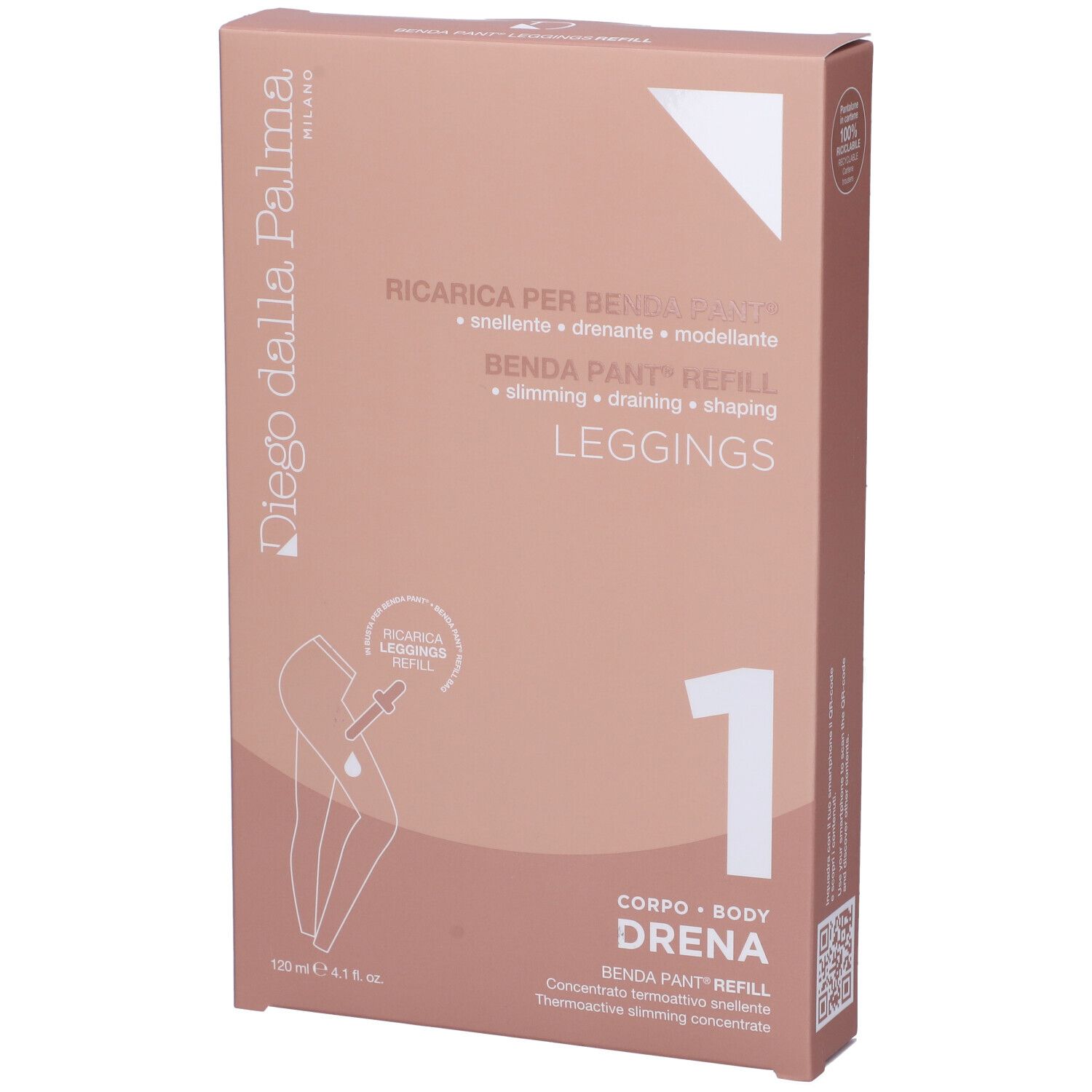 Diego dalla Palma 1 Drena - Ricarica Benda Pant® Leggings Termoattivo Snellente REFILL