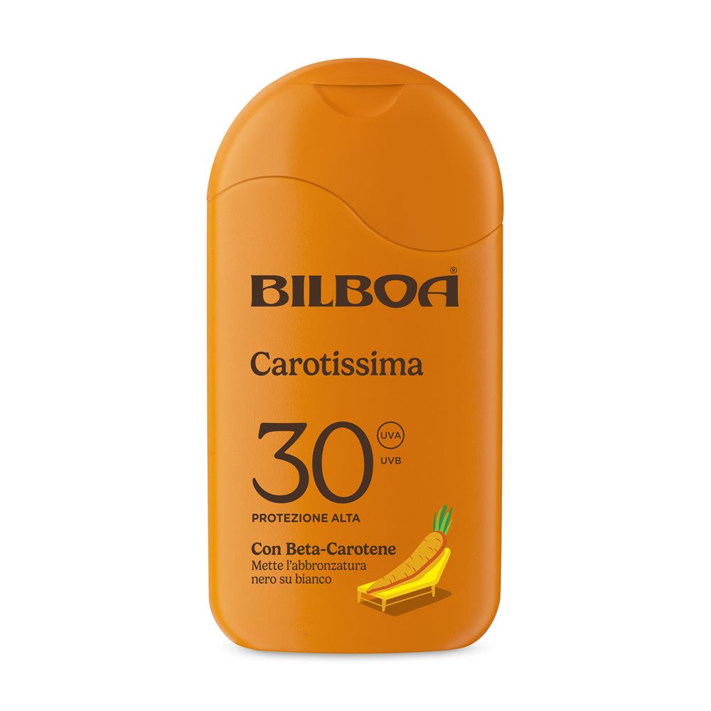 Bilboa Carotissima Latte Solare SPF 30 con beta carotene