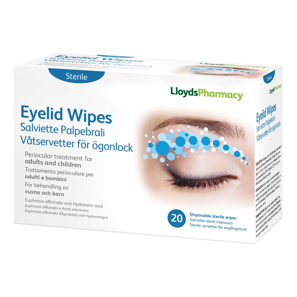 Lloyds Salviette Palpebrali 20 Pezzi