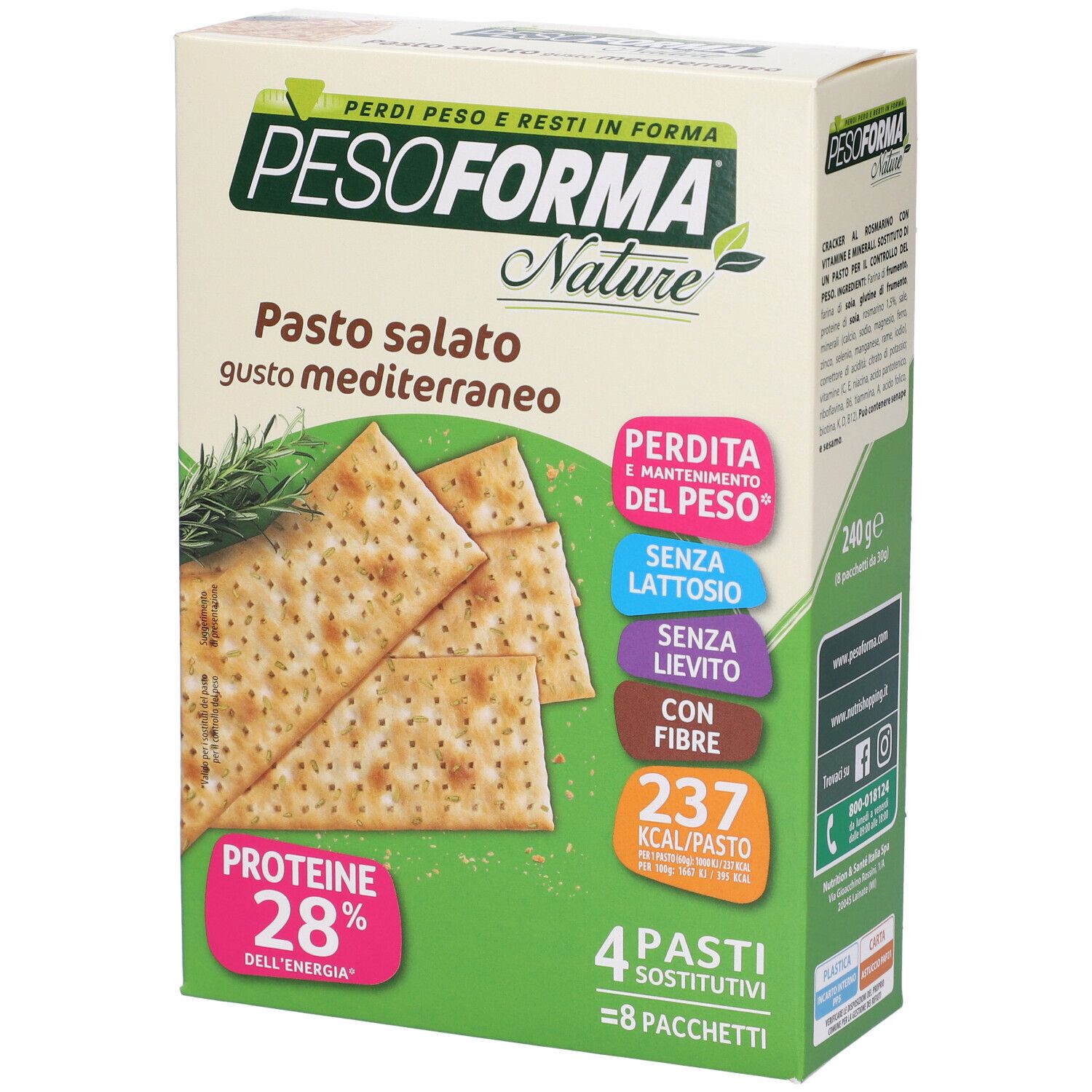 PESOFORMA Nature Pasto gusto Mediterraneo