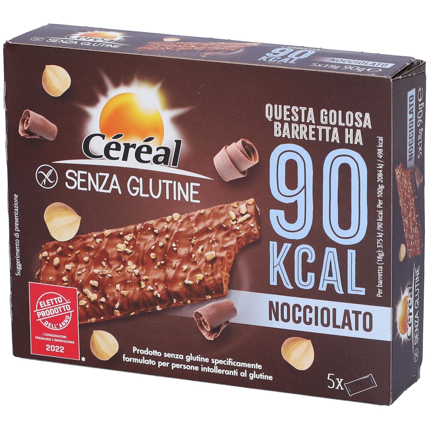 Cereal Nocciolato 90 g Barretta