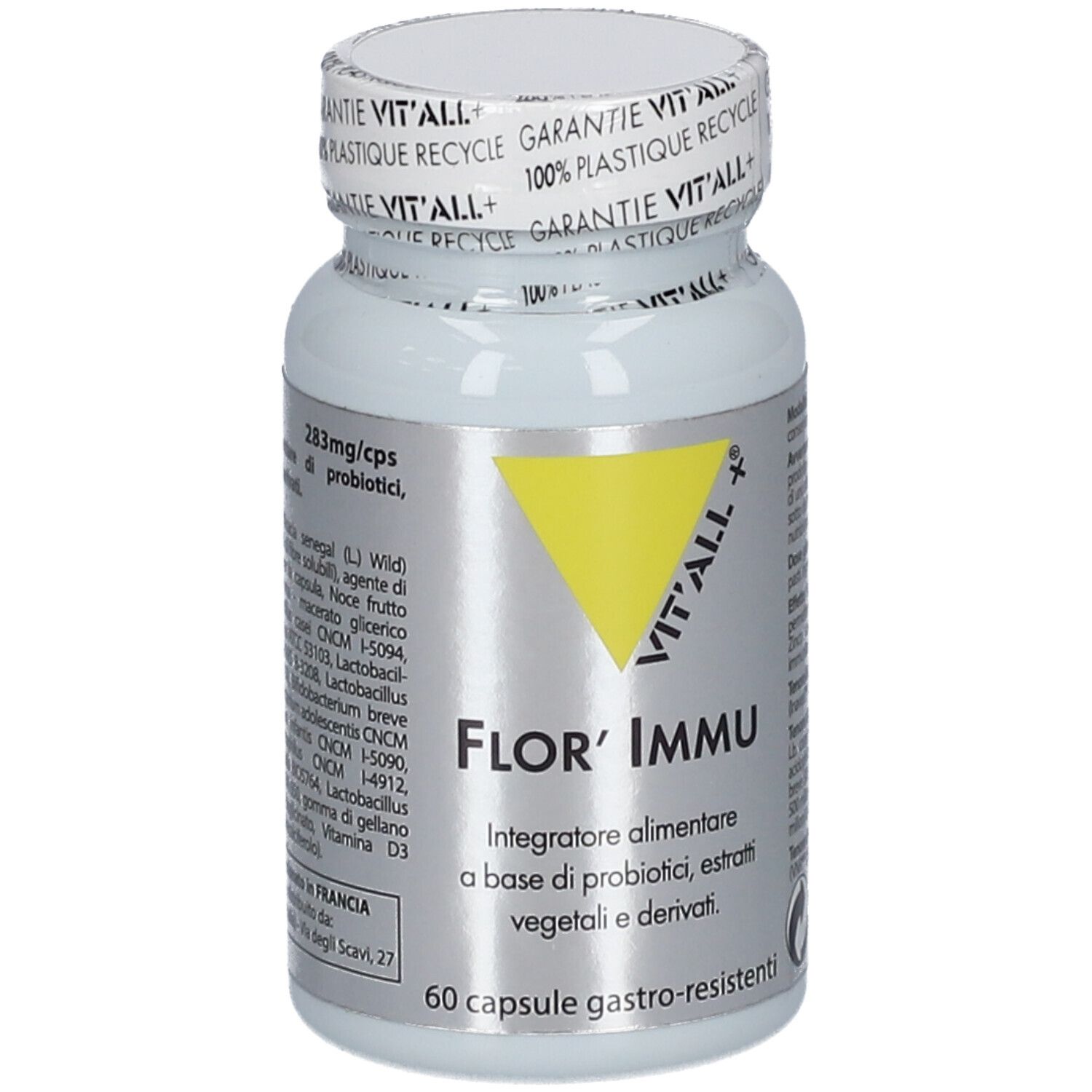 Vit'all+ Vital Plus Flor Immu Probiotici E Difese 60 Capsule - Immagine 3