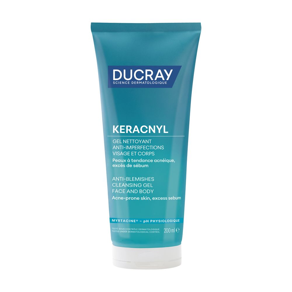 Ducray Keracnyl Gel Moussant - Gel Detergente Per Viso E Corpo 200 ml - Immagine 4