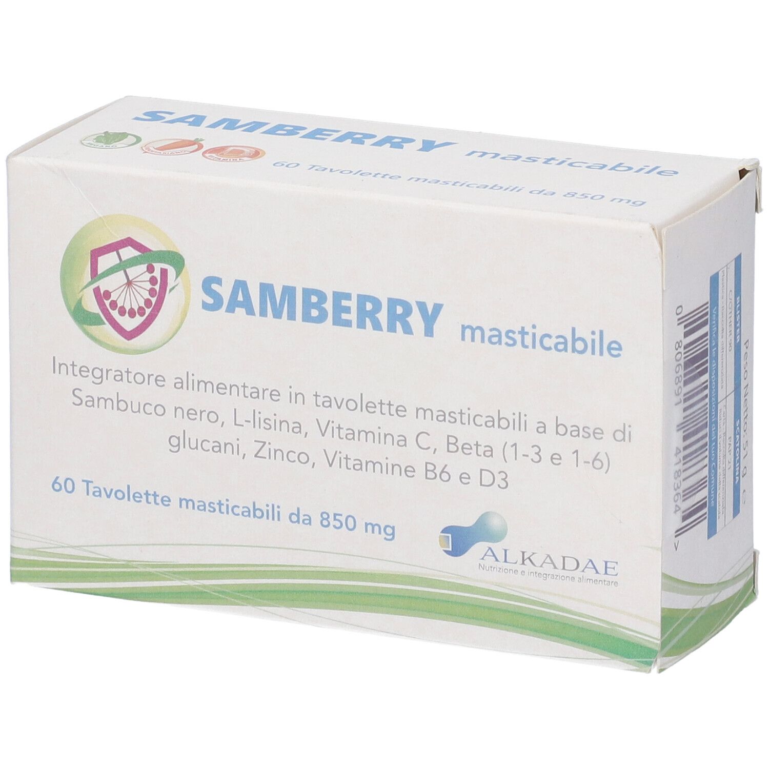 Samberry Masticabile 60 Tavolette