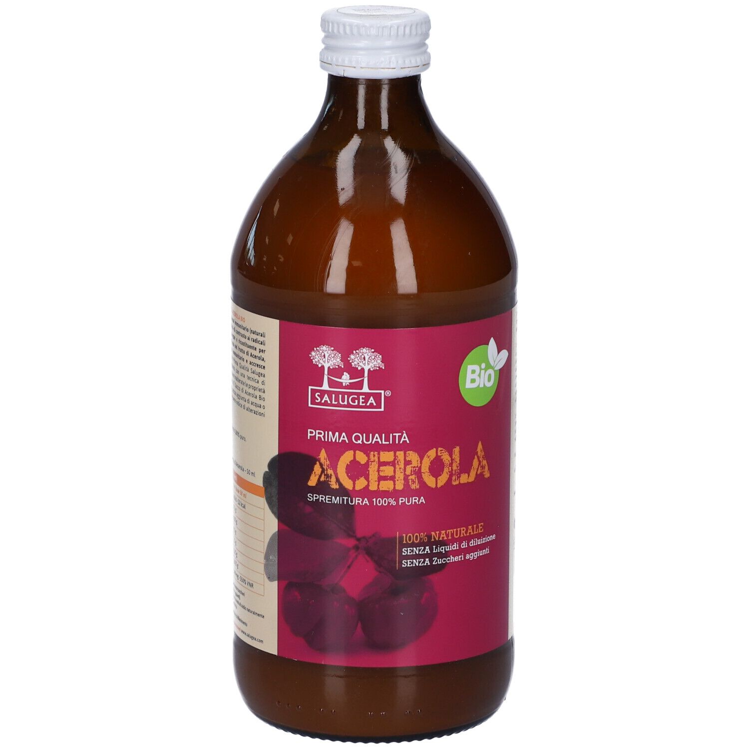 Salugea Integratore Succo Di Acerola Bio 500Ml - Immagine 3