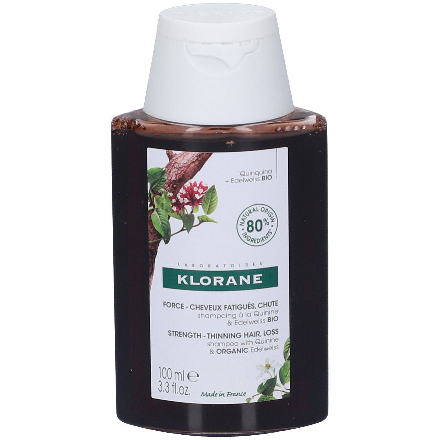 Klorane Shampoo Alla Chinina Bio Per Caduta Dei Capelli - Immagine 3