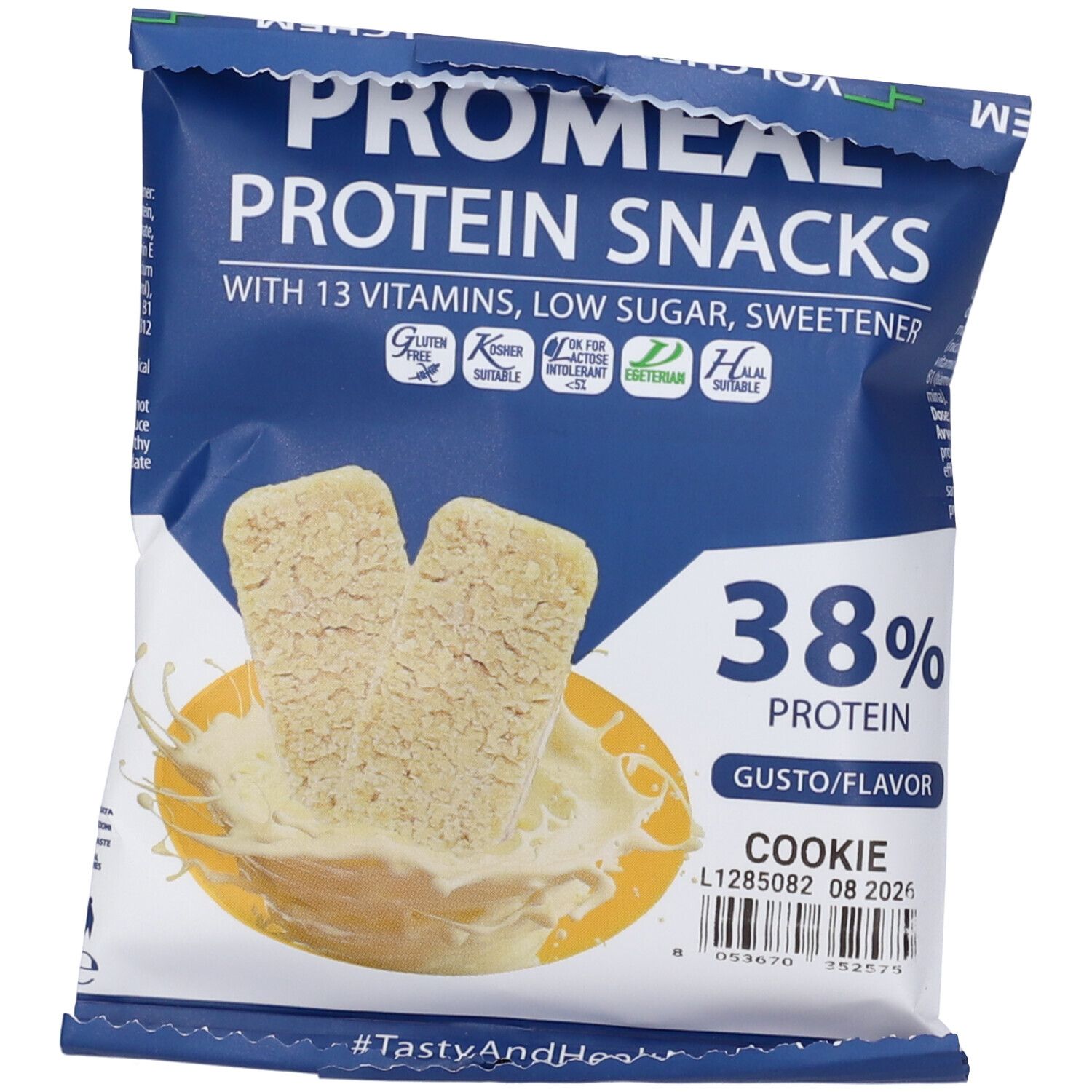 VOLCHEM Promeal Protein Snacks Snack Proteico Gusto Cookies