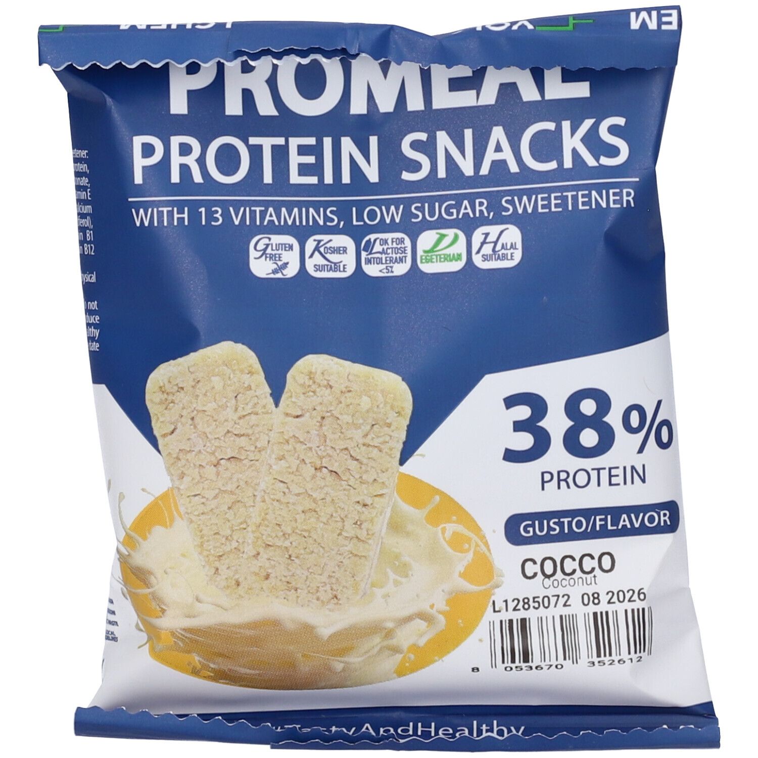 VOLCHEM Promeal Protein Snacks Snack Proteico Gusto Cocco