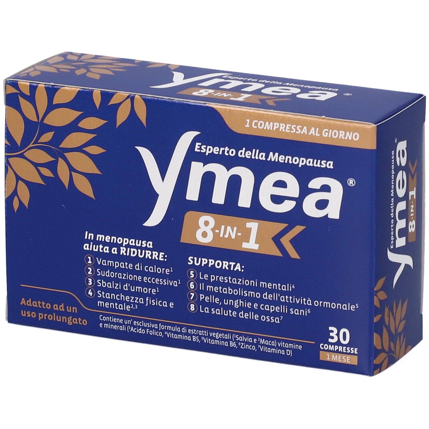 Ymea 8 In 1 Per Disturbi Comuni Della Menopausa - Risparmia Il 15% Con Codice: Perrigo1026 30 Pz Compresse
