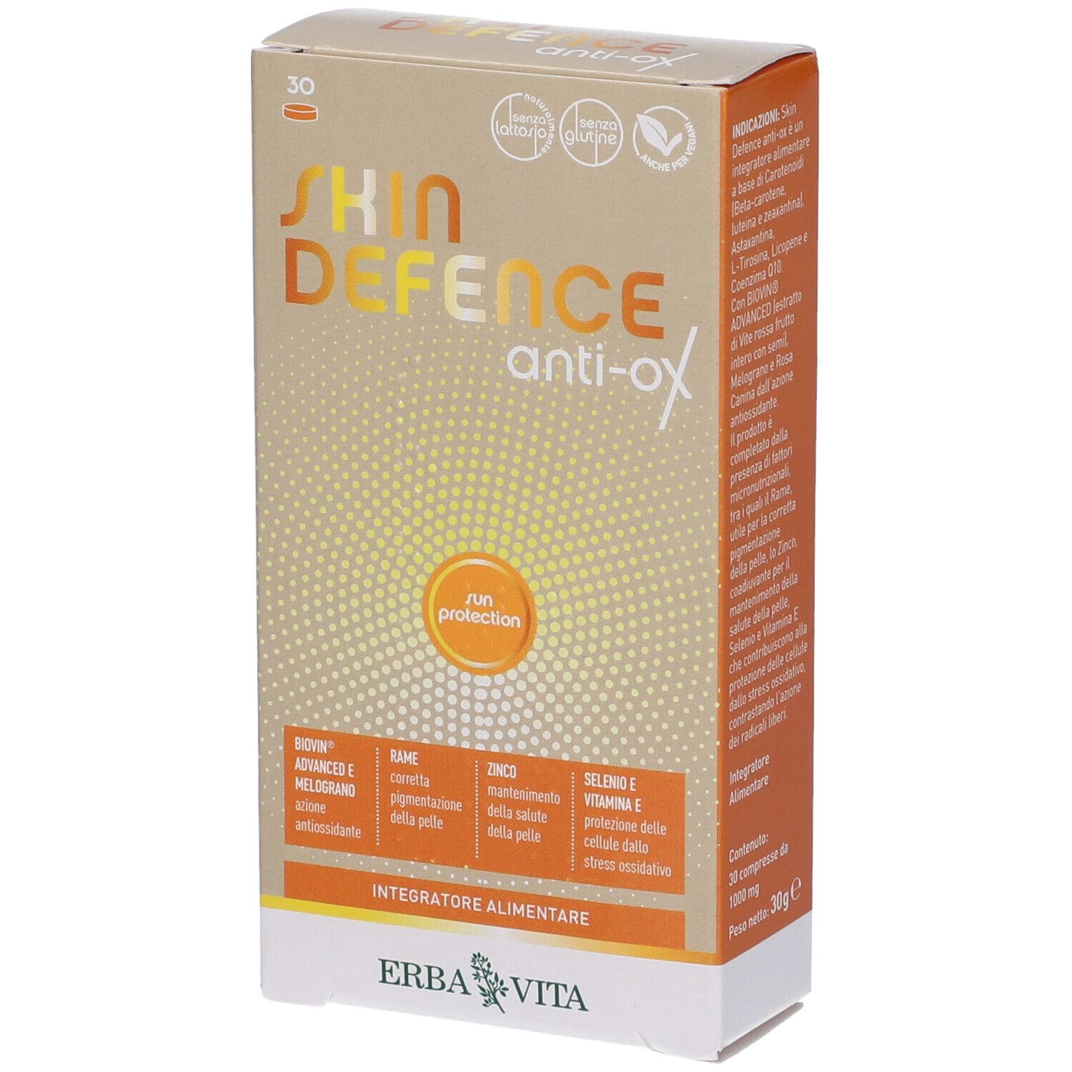 SKIN DEFENCE ANTI OX 30CPR