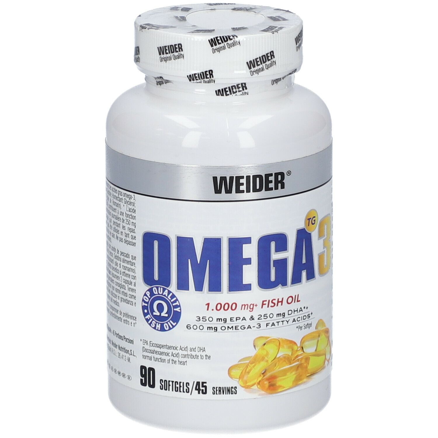WEIDER® OMEGA 3 122 g Capsule morbide
