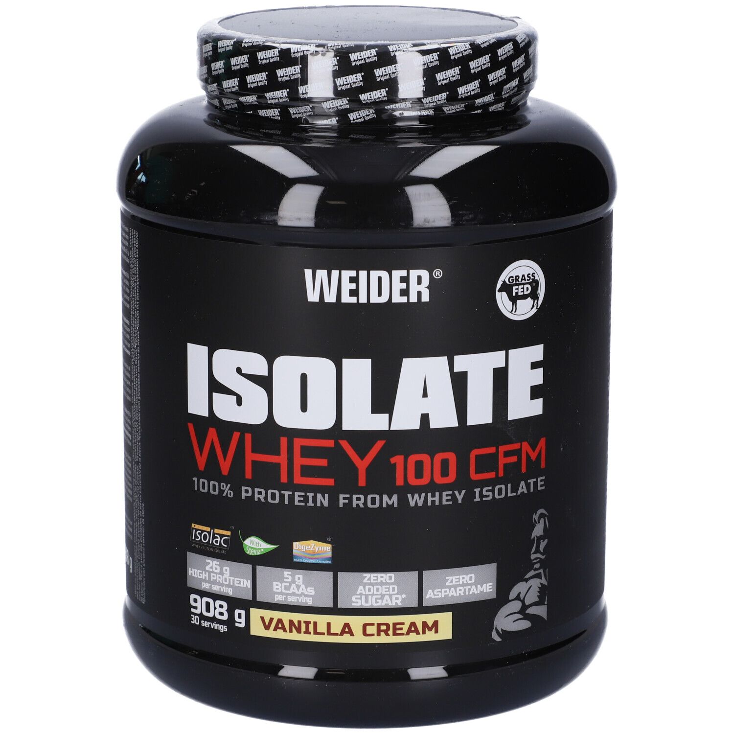Weider Isolate Whey 100 CFM Polvere Vanilla Cream 908 g per soluzione