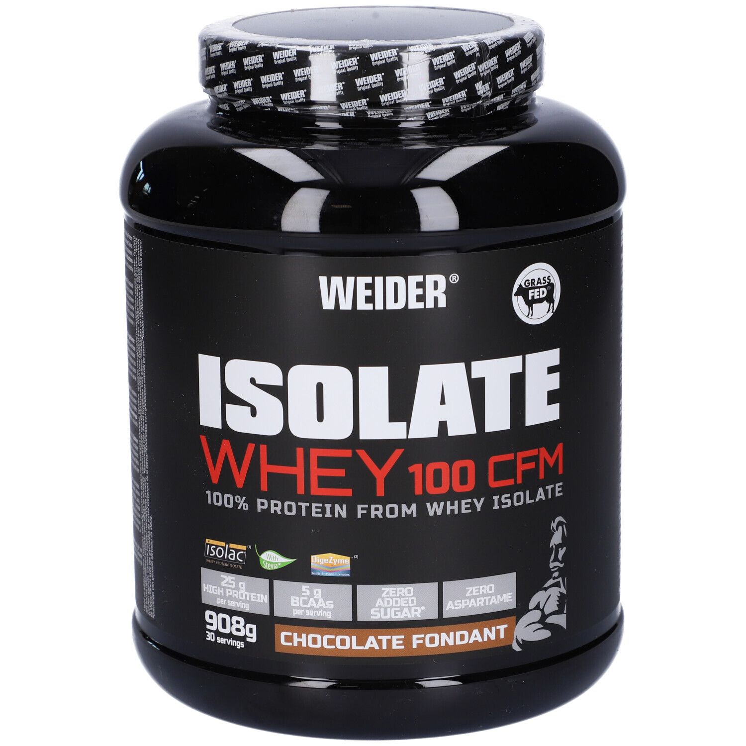 Weider Isolate Whey 100 CFM Cioccolato Fondente Polvere 908 g per solu