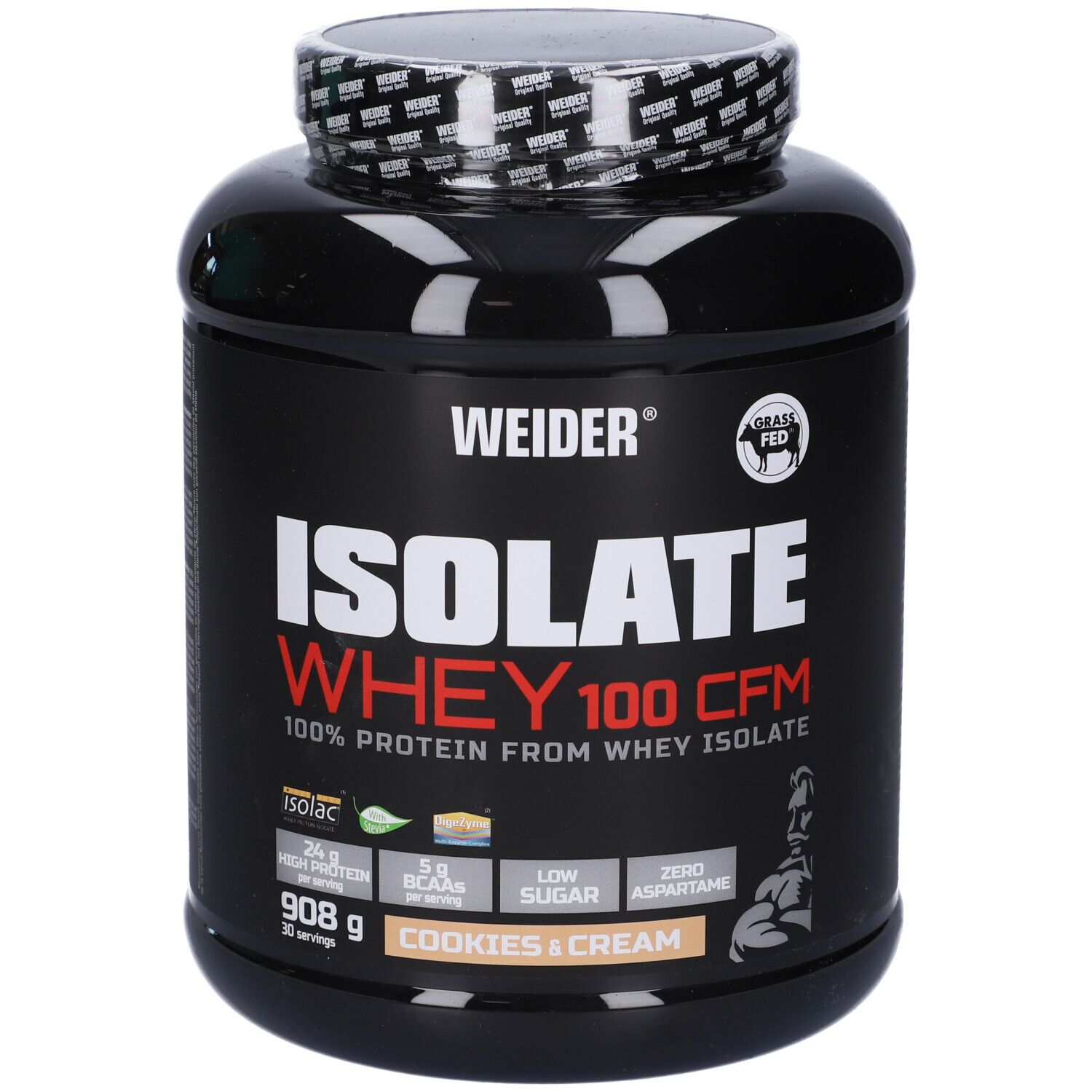 Weider Isolate Whey 100 CFM Polvere Cookies&Cream 908 g per soluzione