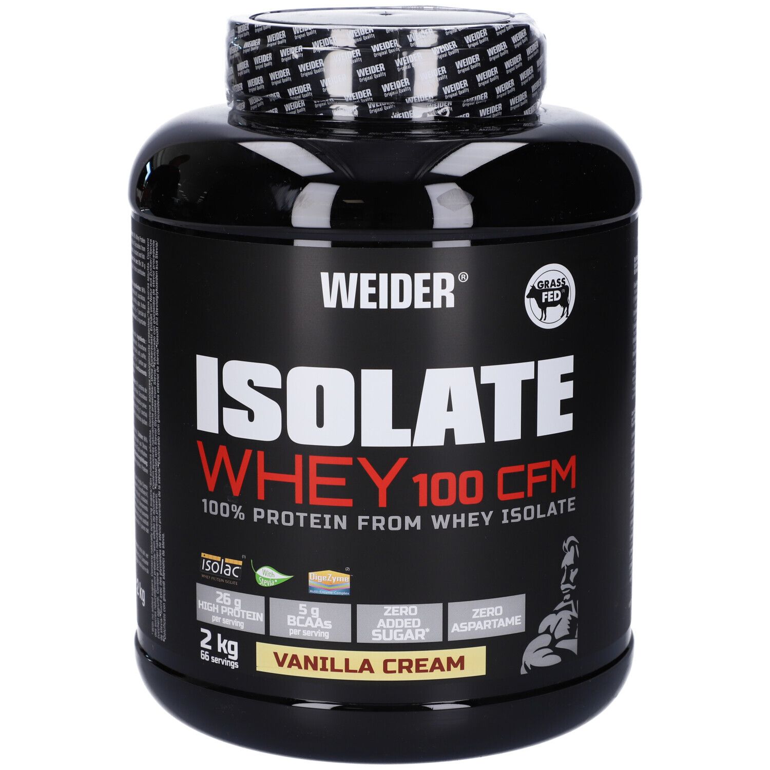 Weider Isolate Whey 100 CFM Polvere Vanilla Cream 2000 g per soluzione