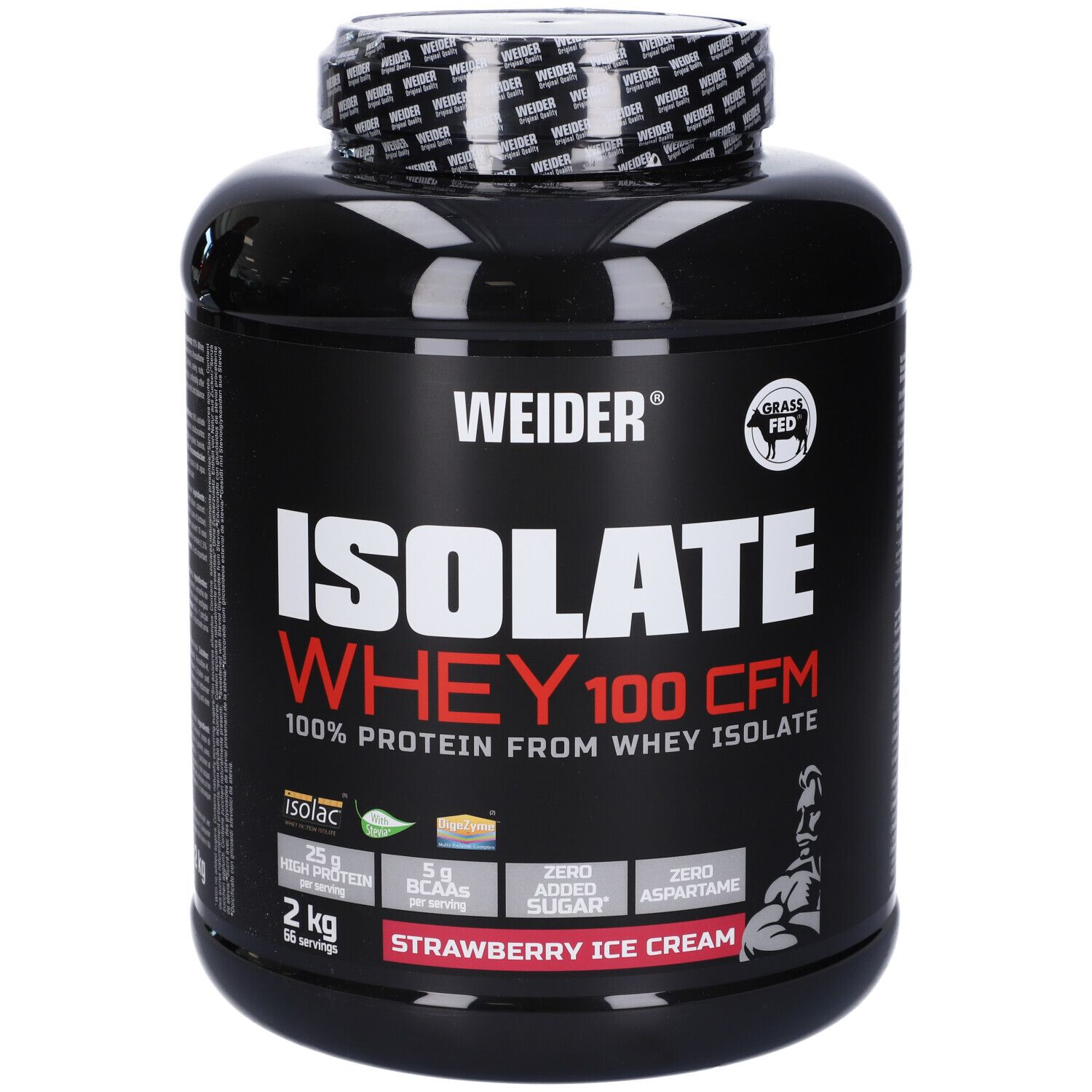 Weider Isolate Whey 100 CFM Polvere Strawberry Ice Cream 2000 g per so