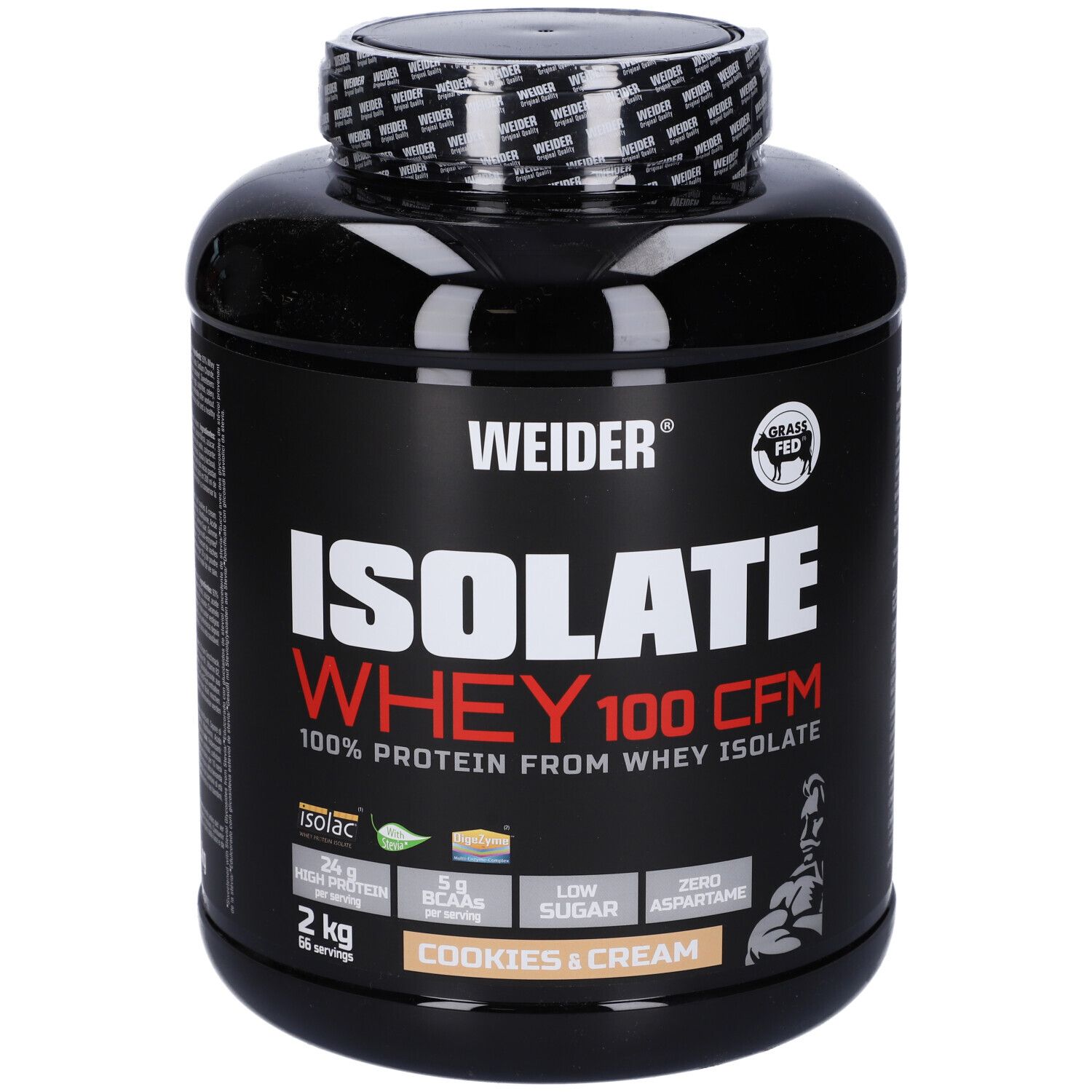Weider Isolate Whey 100 CFM Polvere Cookies&Cream 2000 g per soluzione