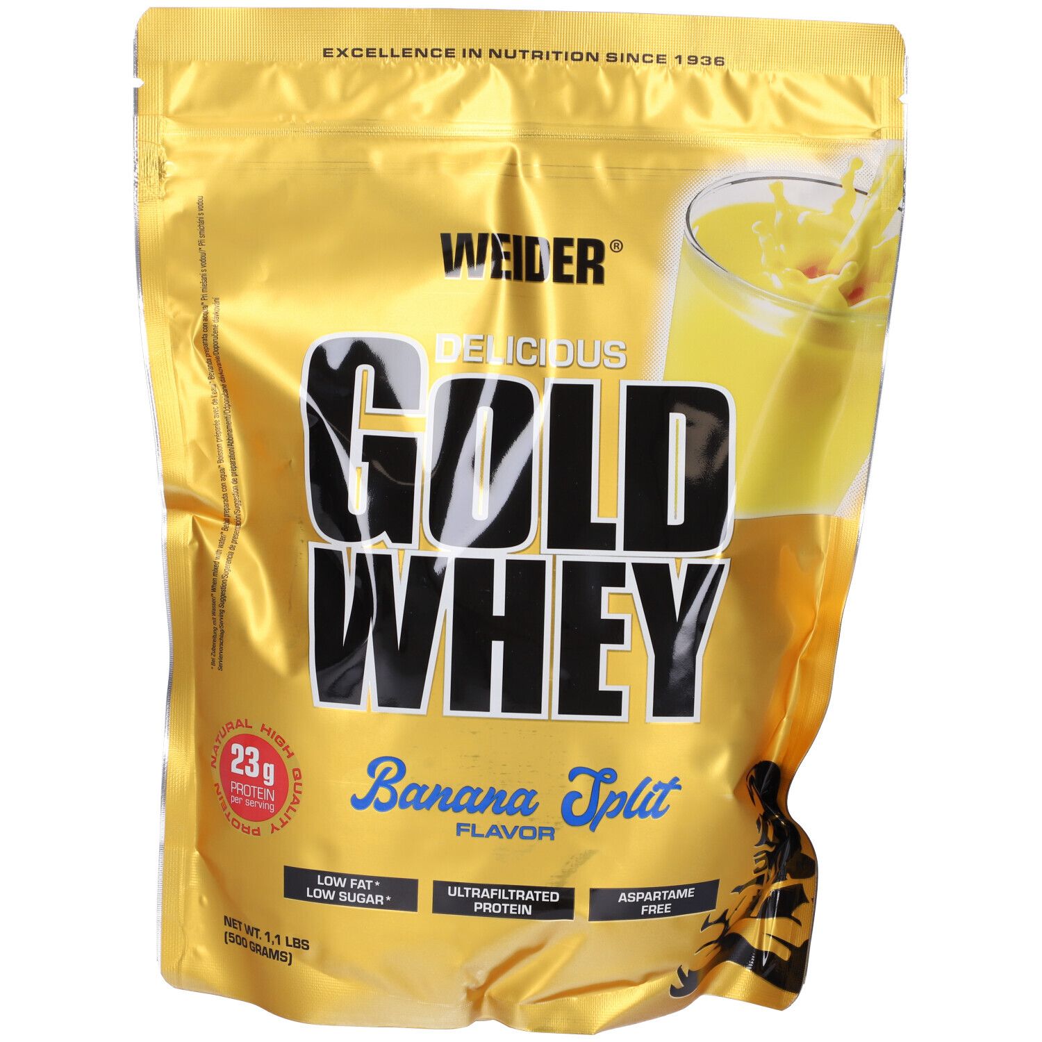 Weider Gold Whey Banana 500 G