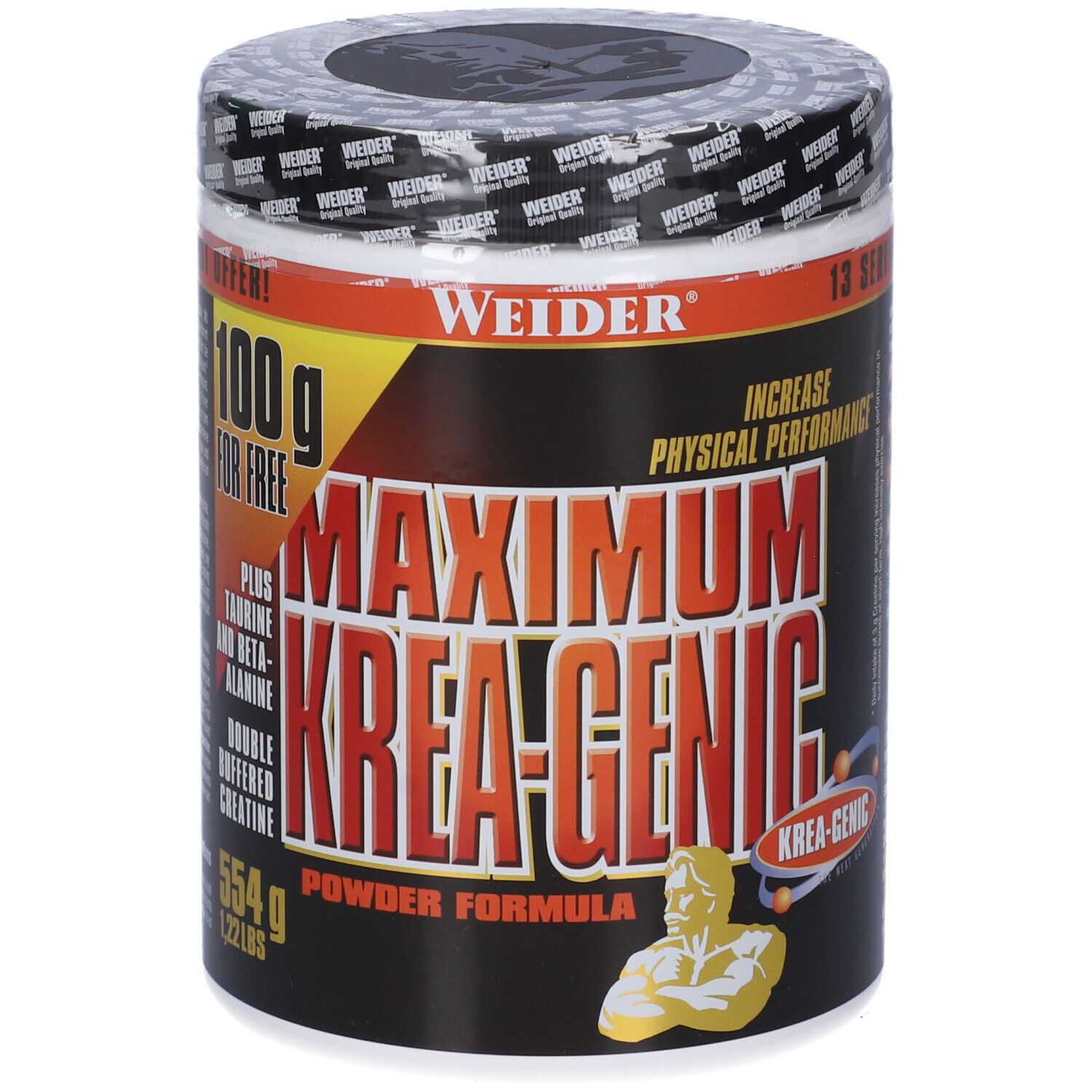 Weider Maximum Krea Genic Polvere 554 G