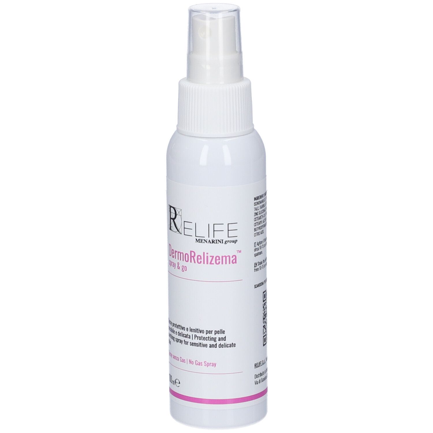 Relife DermoRelizma Spray & Go, schützendes und beruhigendes Spray für empfindliche Haut, 100 ml.