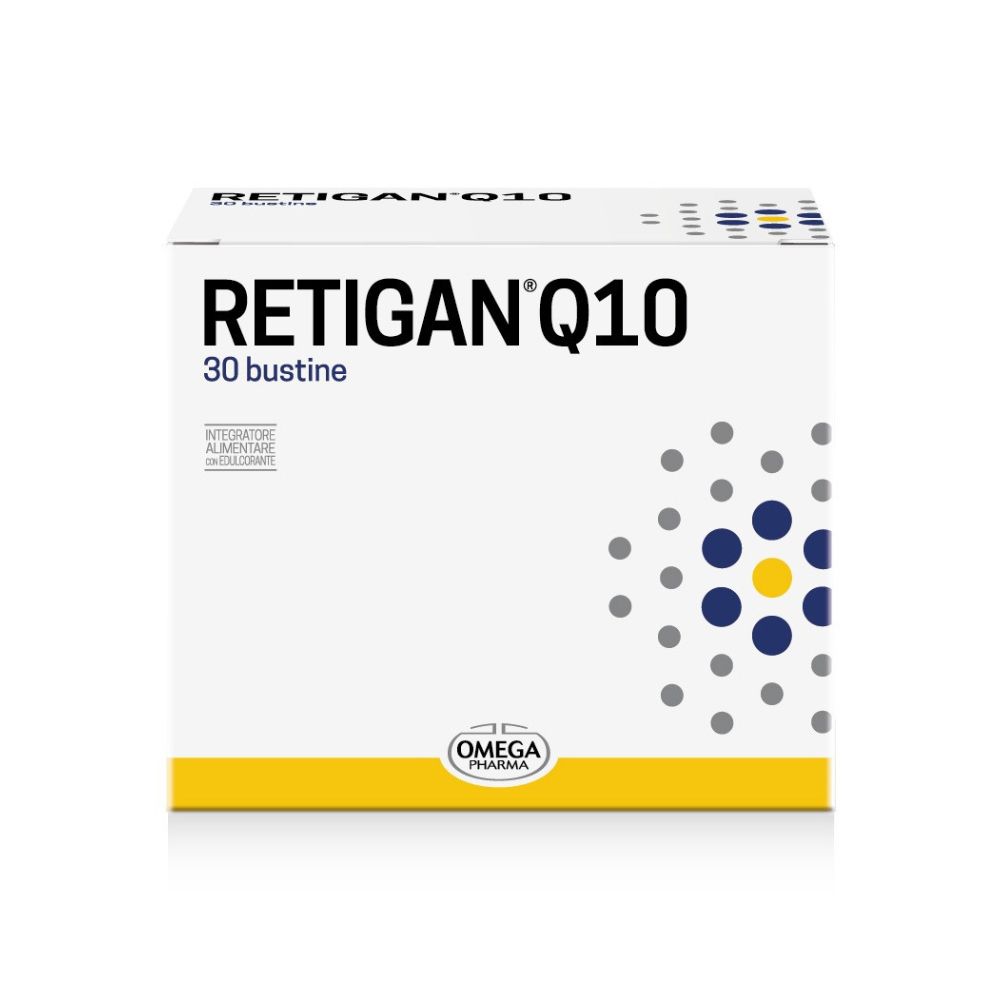 RETIGAN® Q10 Bustine - Per il Normale Funzionamento del sistema Nervoso- Risparmia il 10% con il codice: omega0926