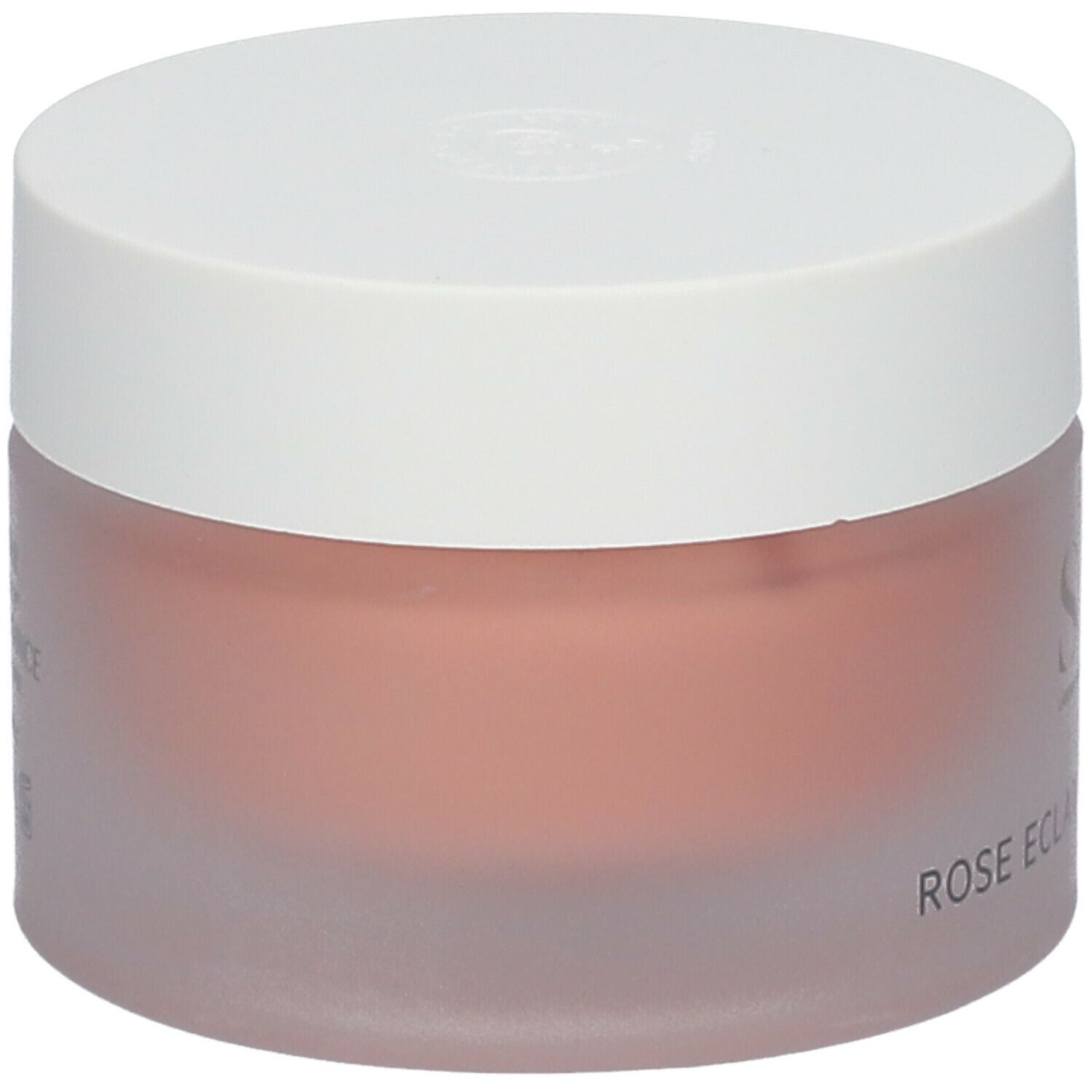 Vaso di crema con coperchio bianco. Scritta: SVR, ROSE ECLAT DENSITIUM.