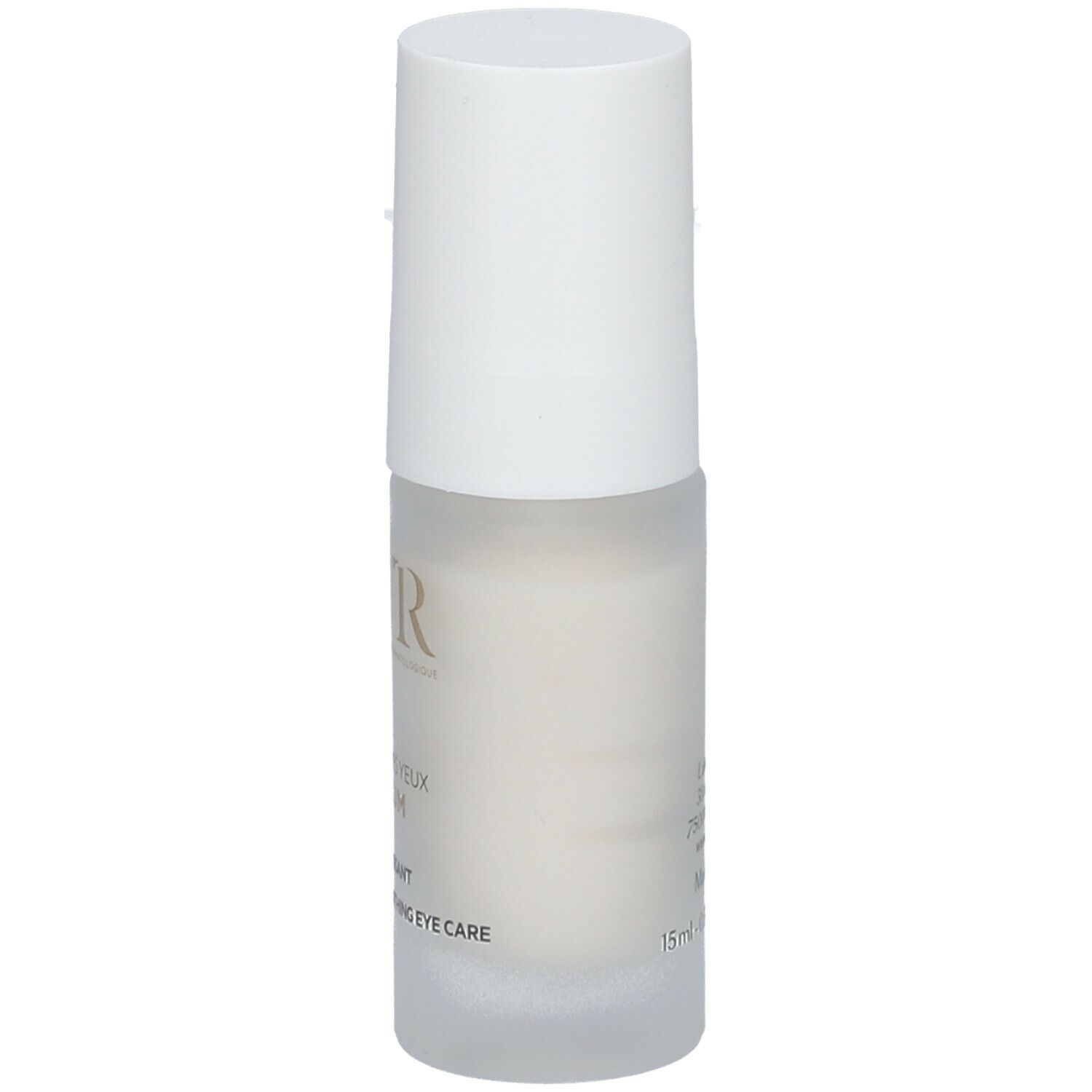 SVR Densitium Yeux. Flacone bianco con tappo bianco. Scritta: Contour des Yeux Densitium. Riempitivo, levigante.