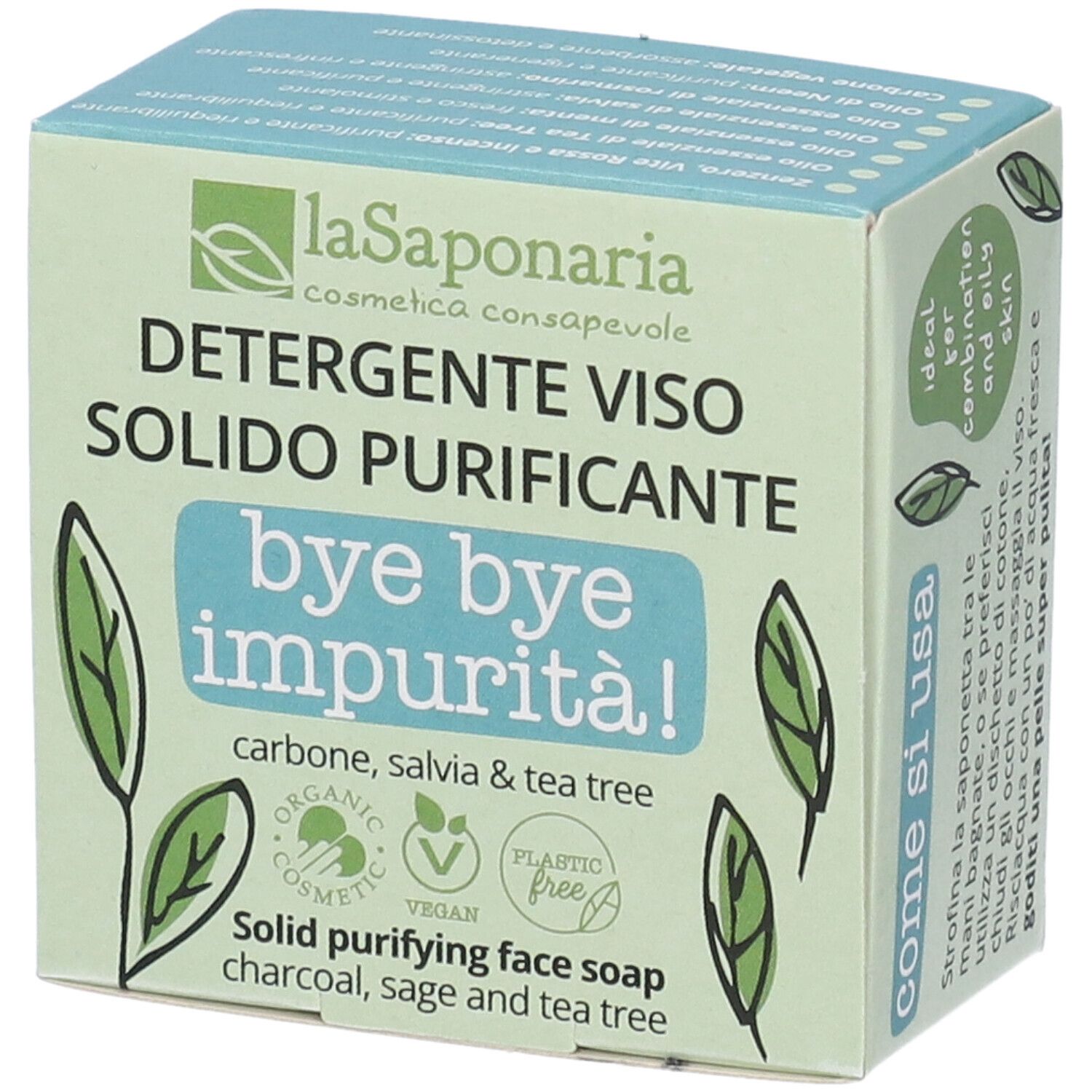 La Saponaria Bye Bye Impurità! - Detergente Viso Purificante Solido