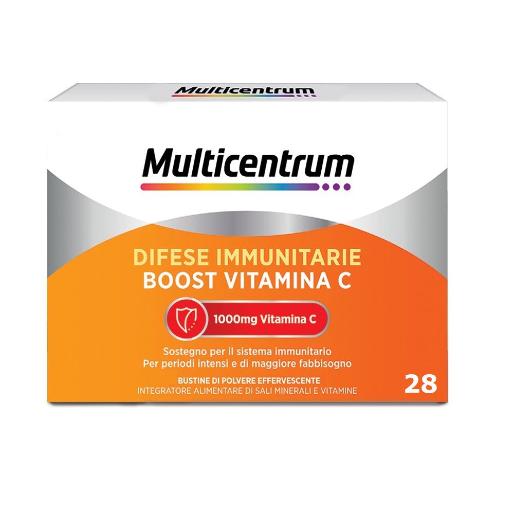 Multicentrum Integratore Difese Immunitarie Boost Vit C, 14 bustine