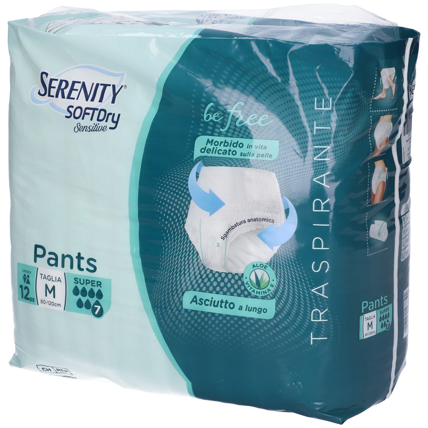 Serenity Pants SD Sens SUP M12 12 St Windeln