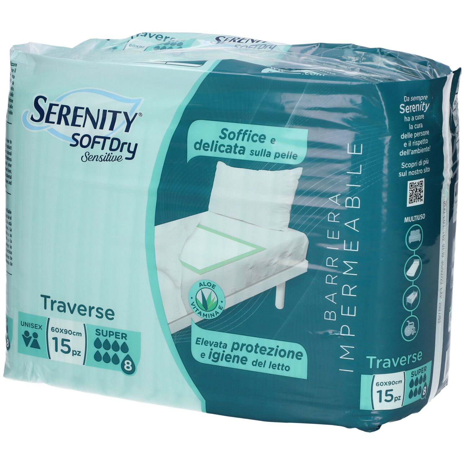 Serenity Trav SD Sens EX 60X90 15 St Stecklaken
