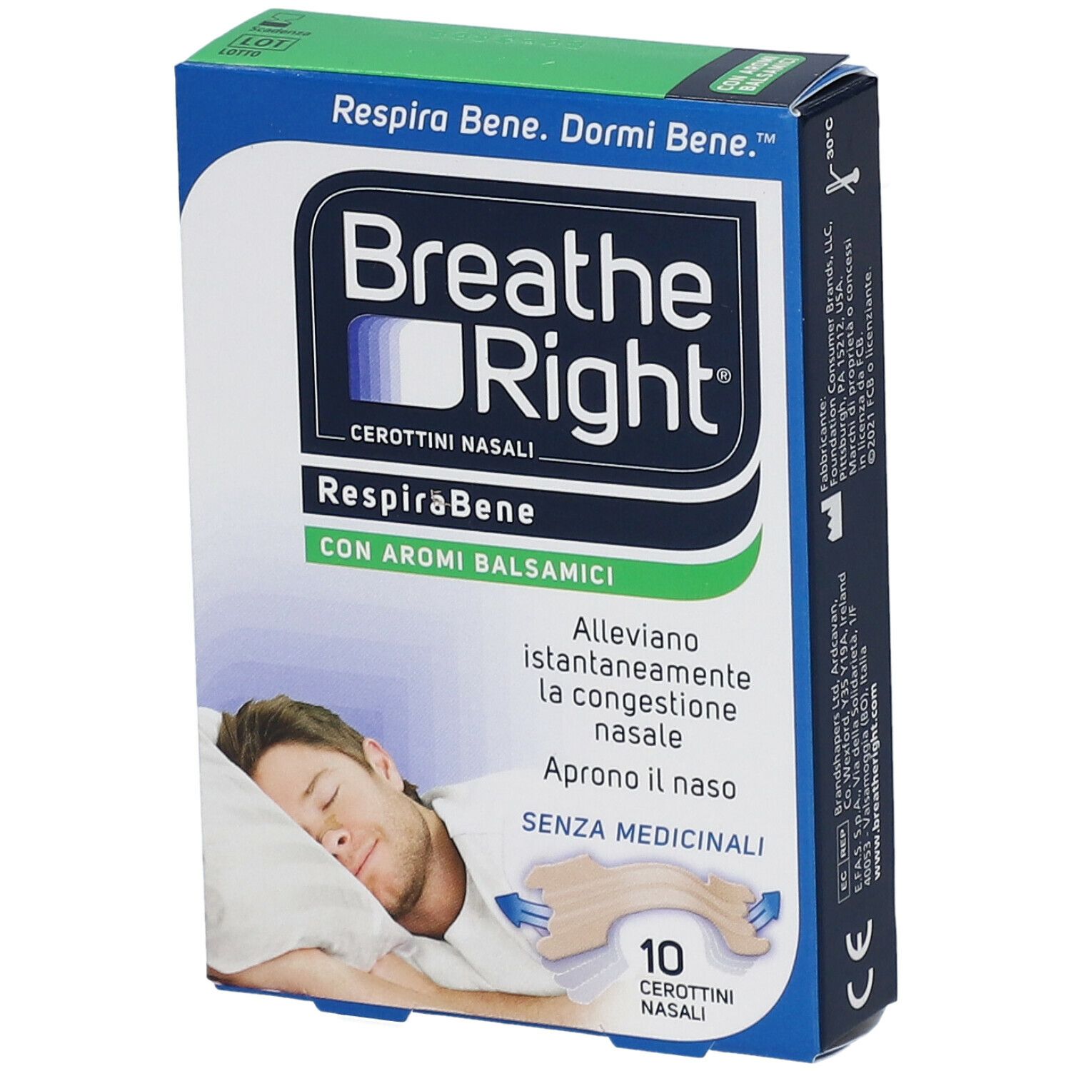 Image of Breathe Right® RespiraBene Con Aromi Balsamici