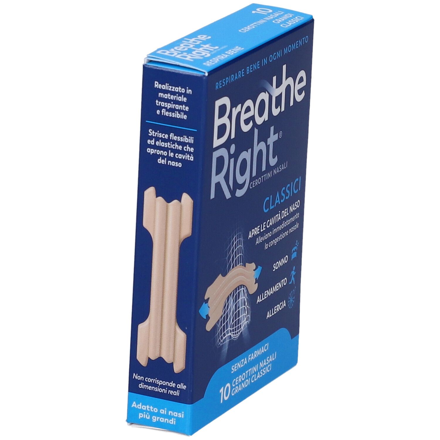 Breath Right Classici GR 10Pz 10 St Pflaster