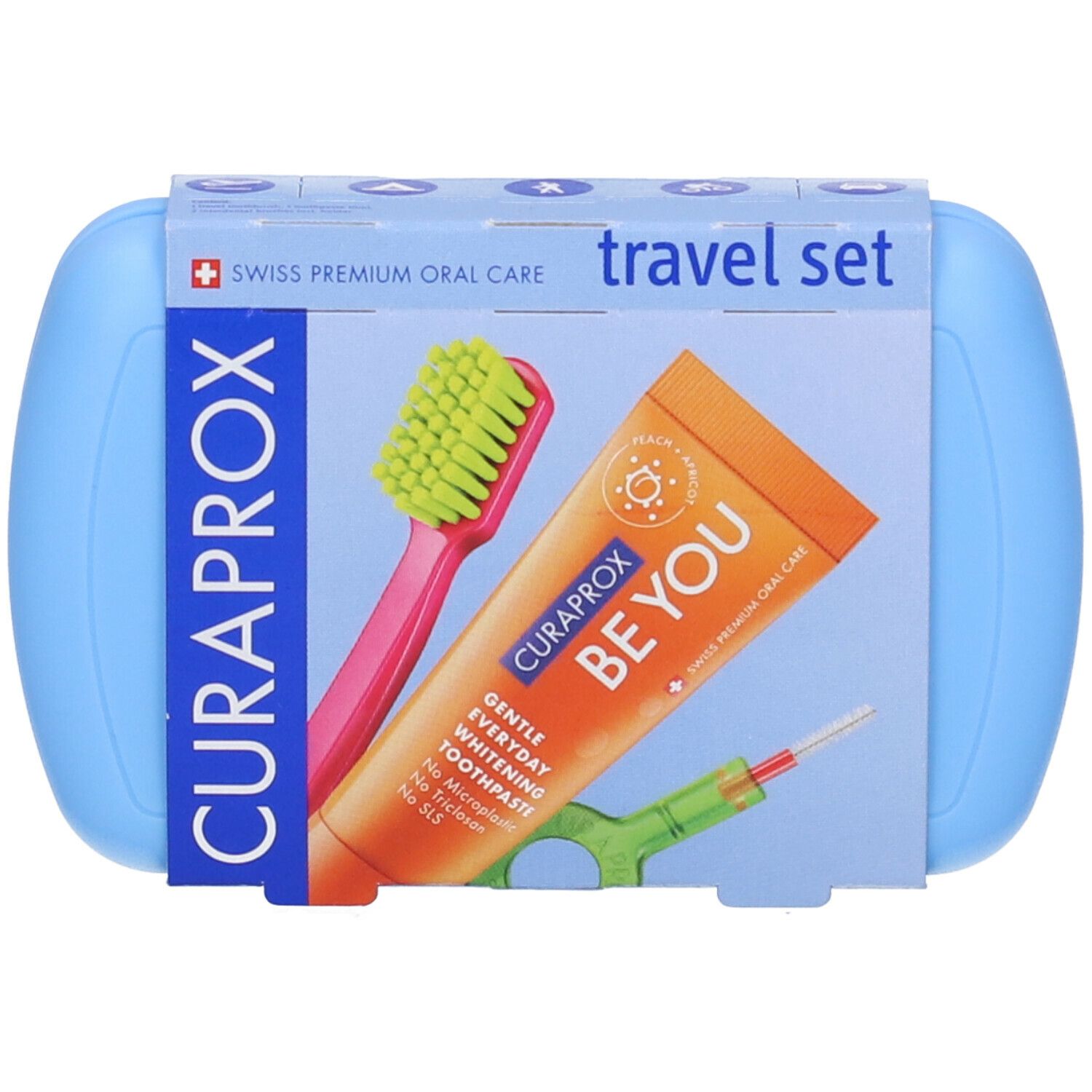 Curaprox Travel Set, Blue