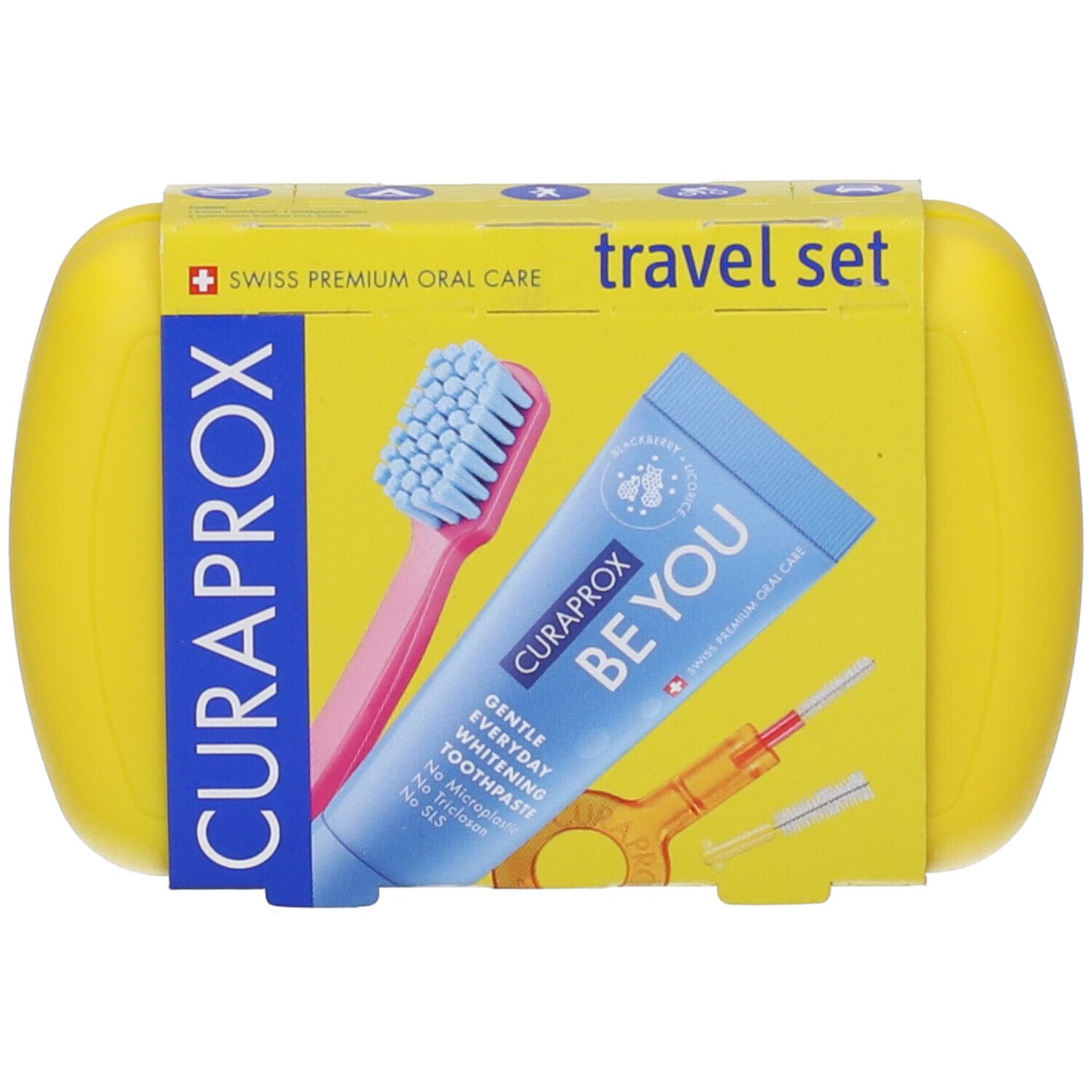 CURAPROX TRAVEL SET YELLOW - Immagine 8