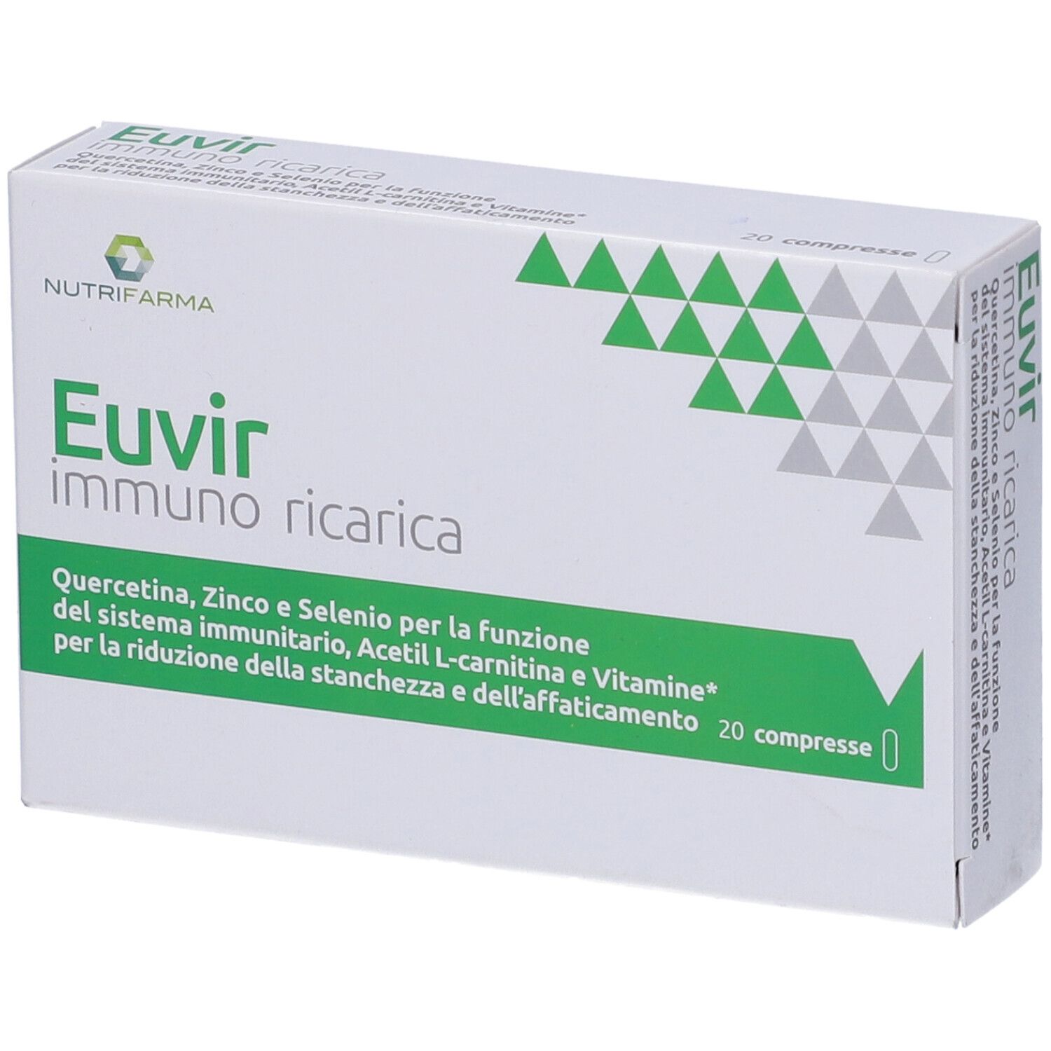 Euvir Immuno Ricarica 20Cpr 25,6 g Tabletten