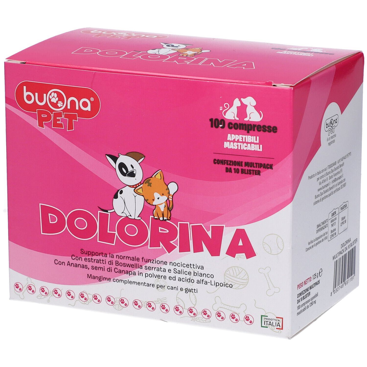 BUONA SpA SOCIETA' BENEFIT 125 g Compresse masticabili